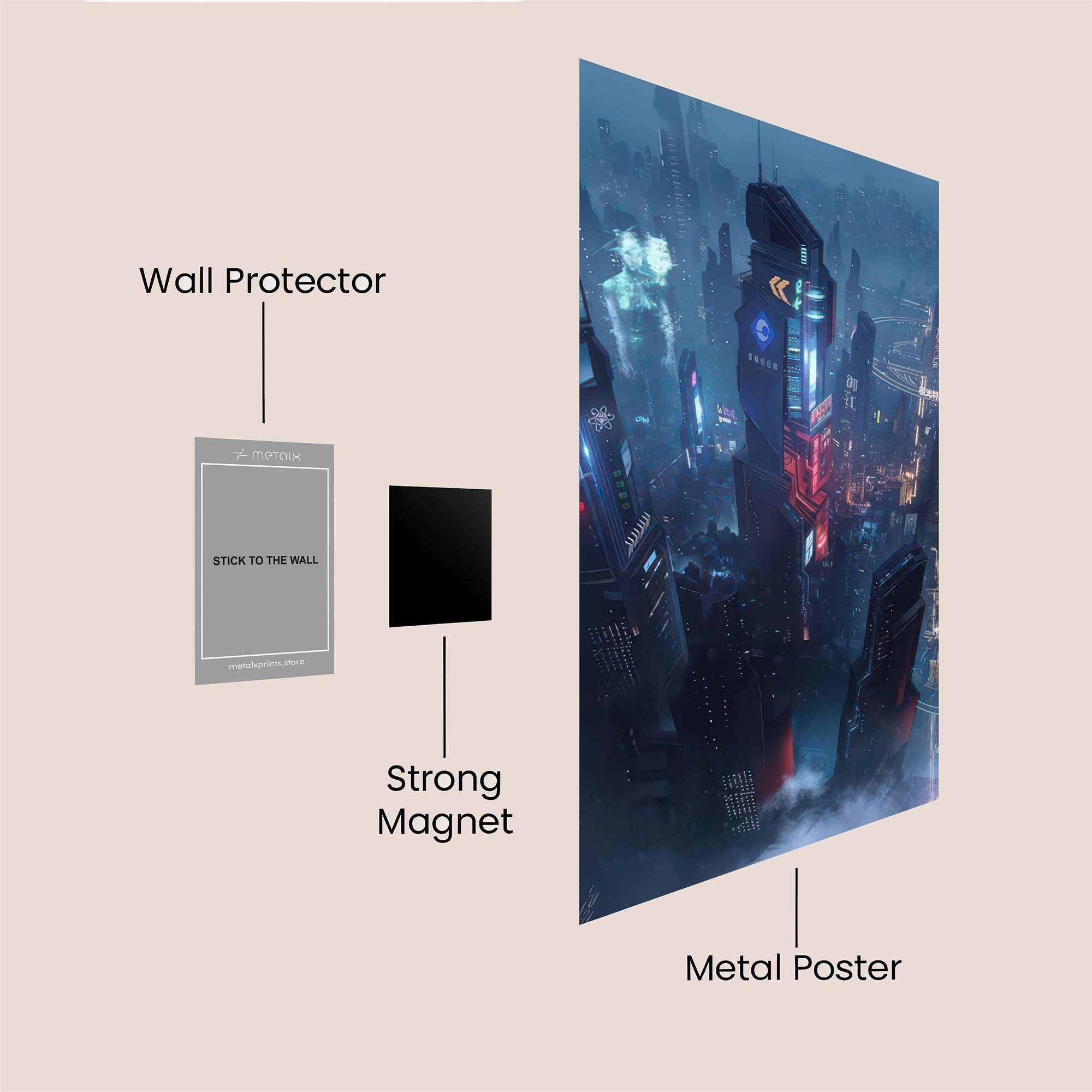 Cyberpunk Serenity Safe Wall Magnetic / M