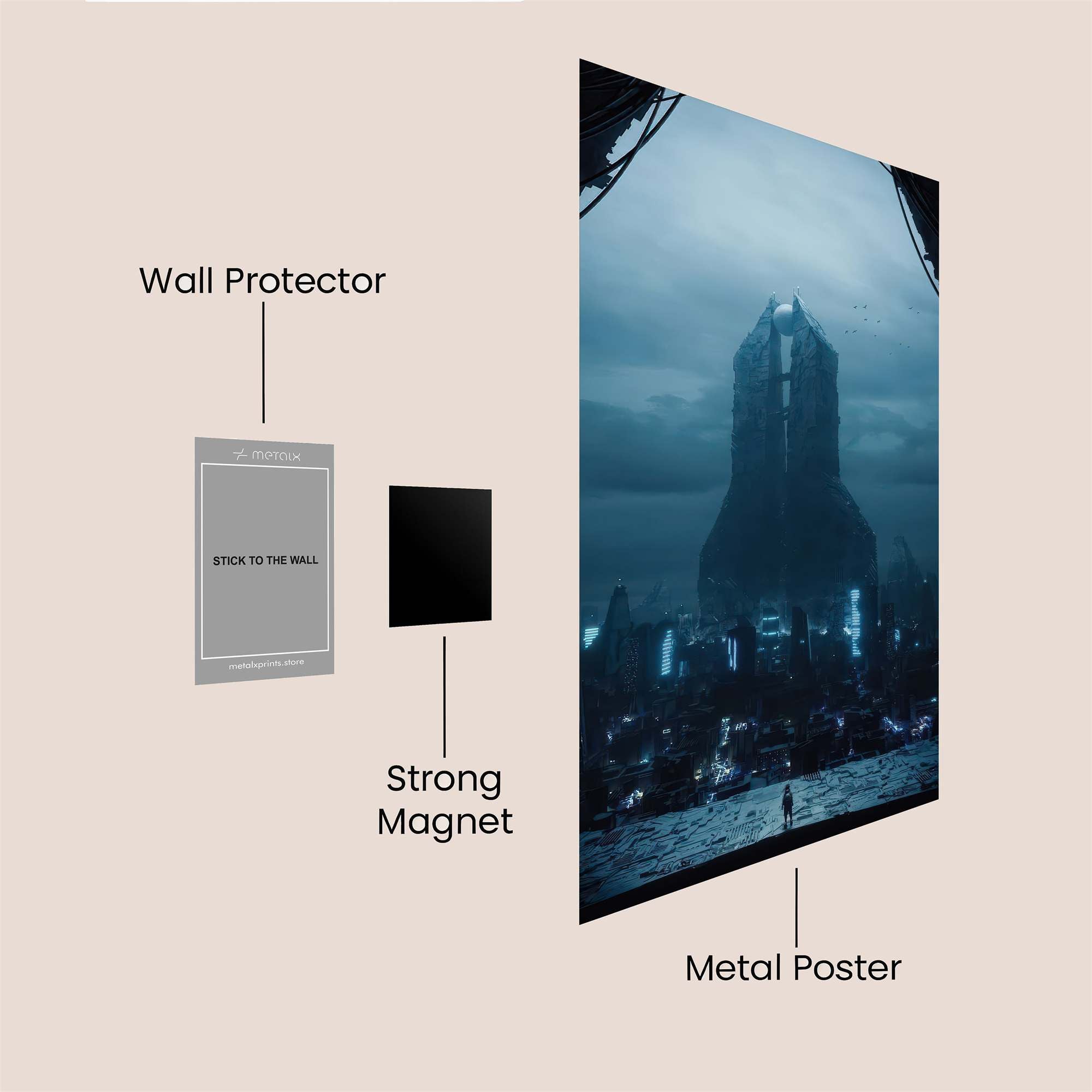 Monolith Mystery Safe Wall Magnetic / M