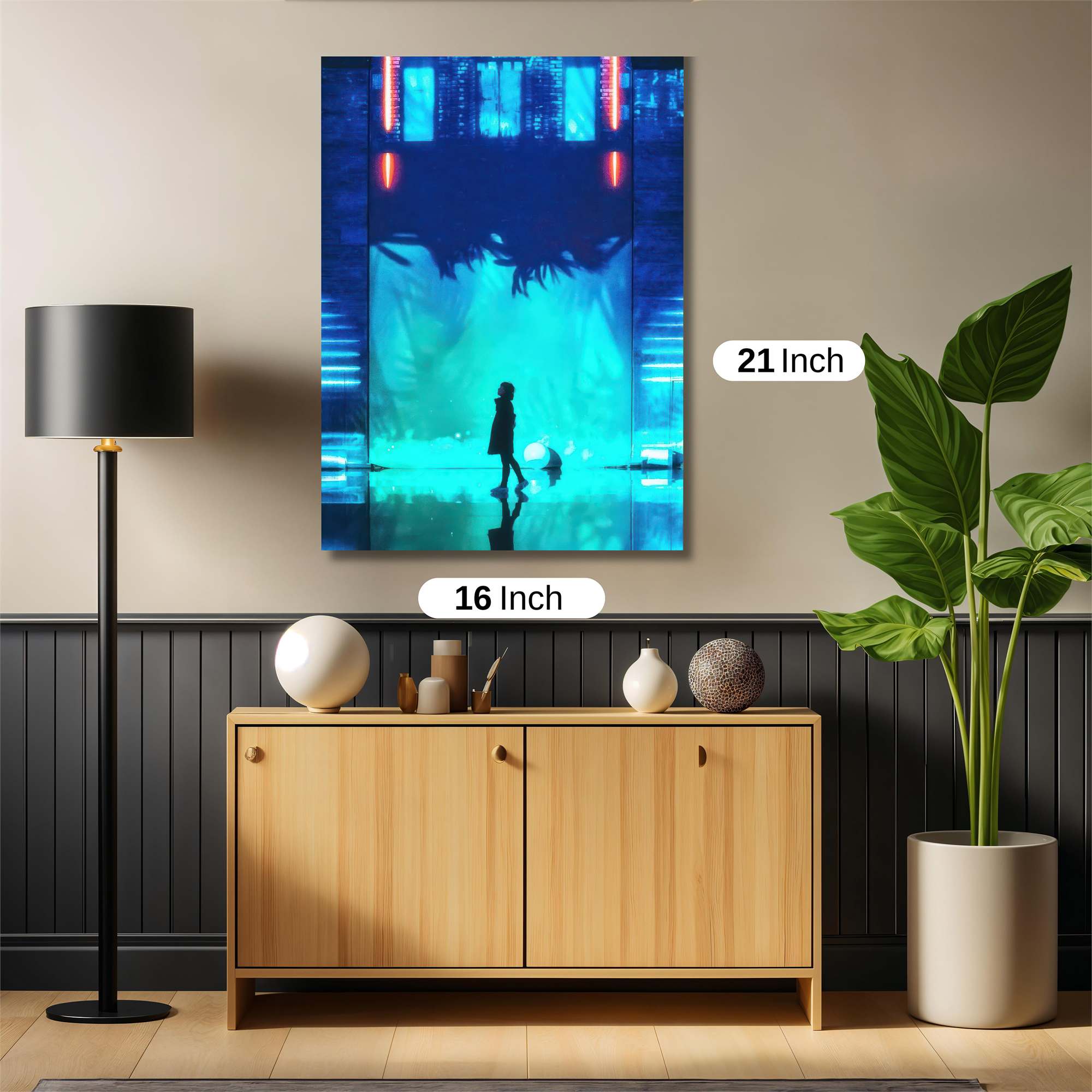 Silhouette Serenity Safe Wall Magnetic / M