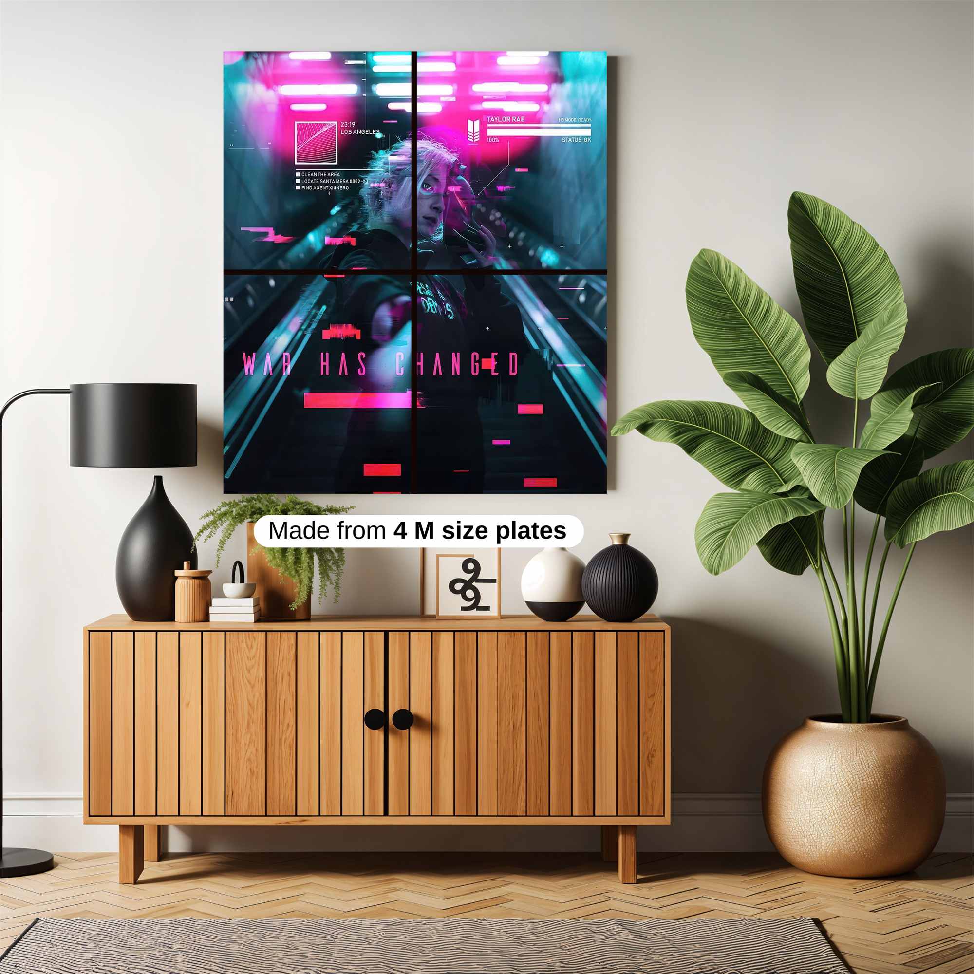 Cyberpunk Rebirth Safe Wall Magnetic / M