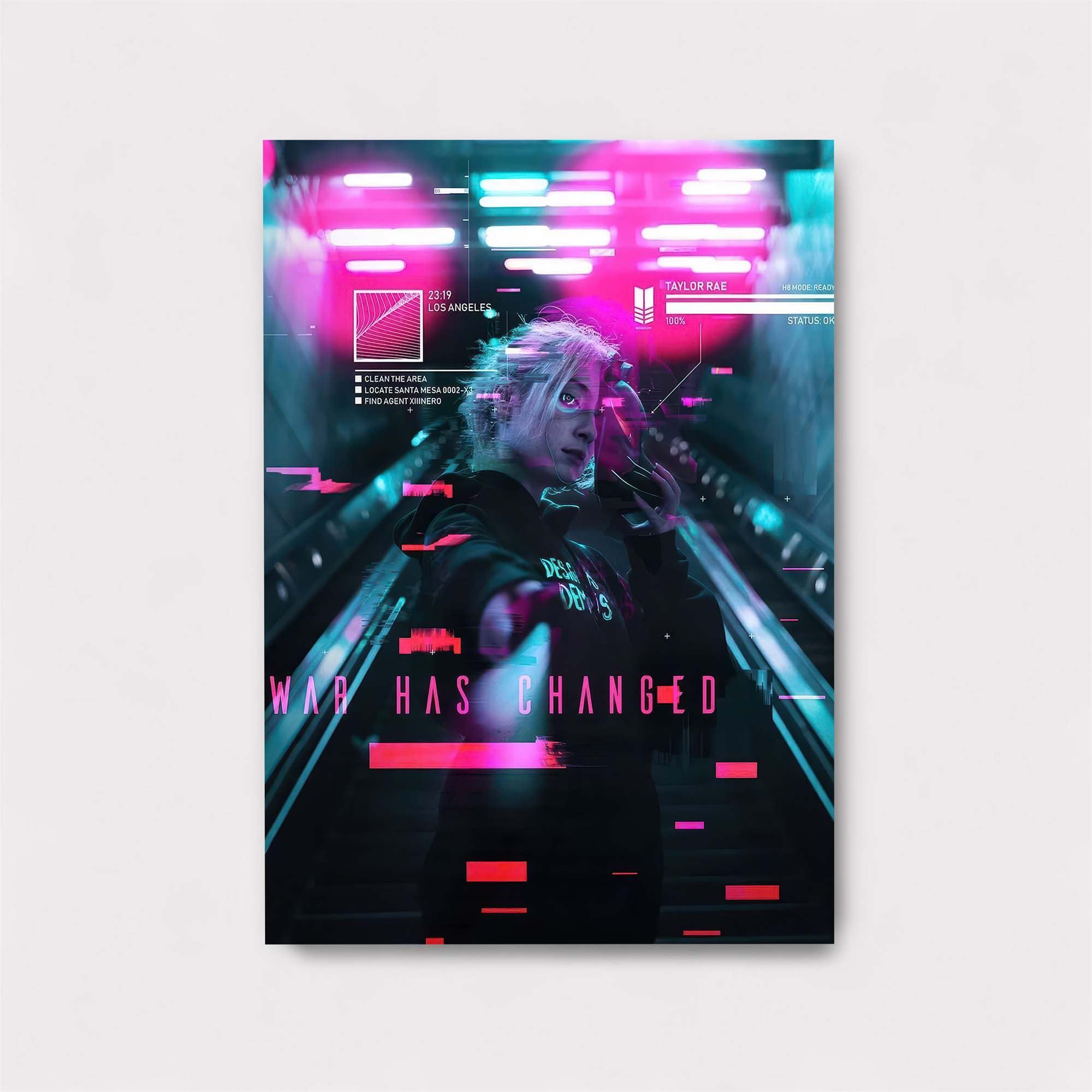 Cyberpunk Rebirth Safe Wall Magnetic / M