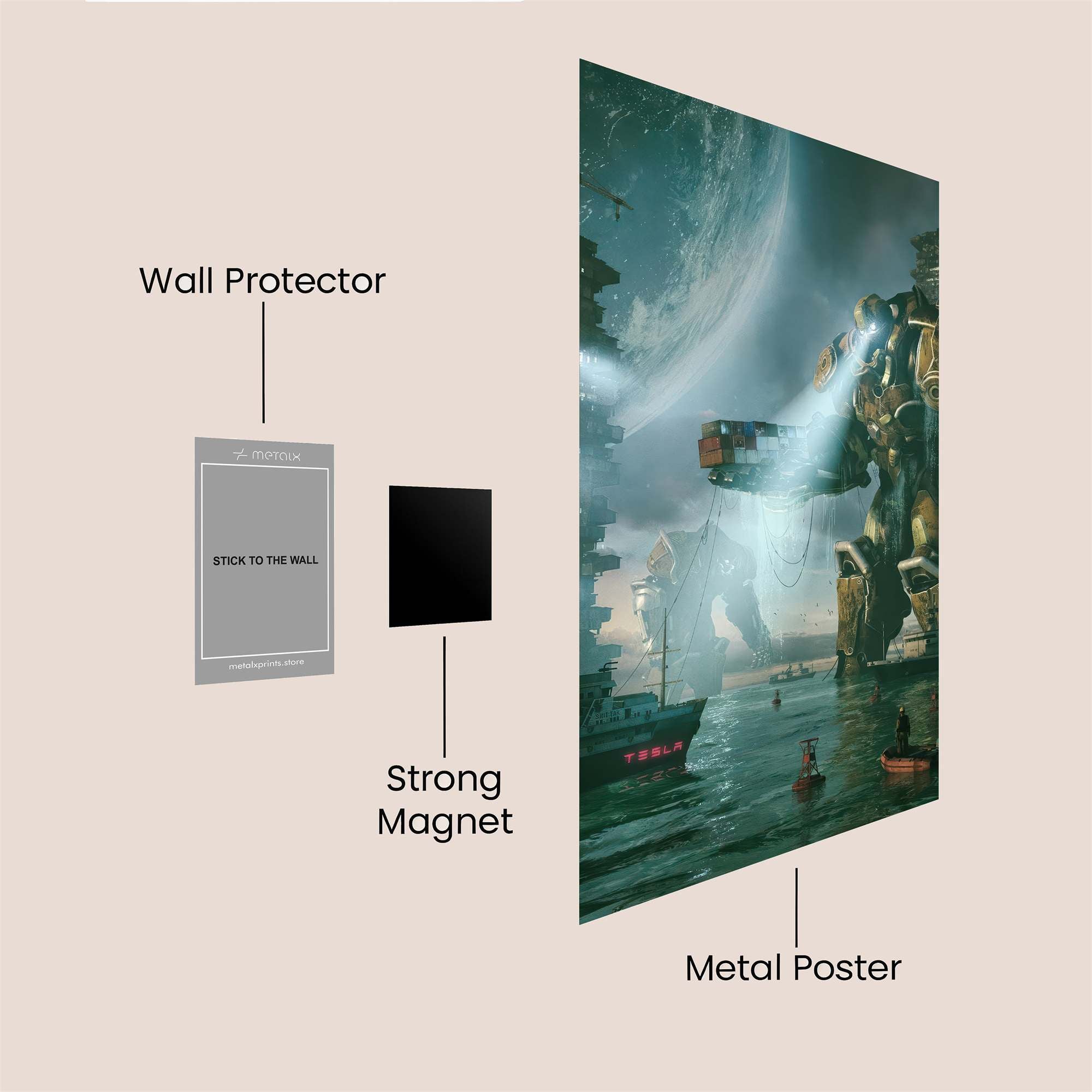 Titanic Despair Safe Wall Magnetic / M