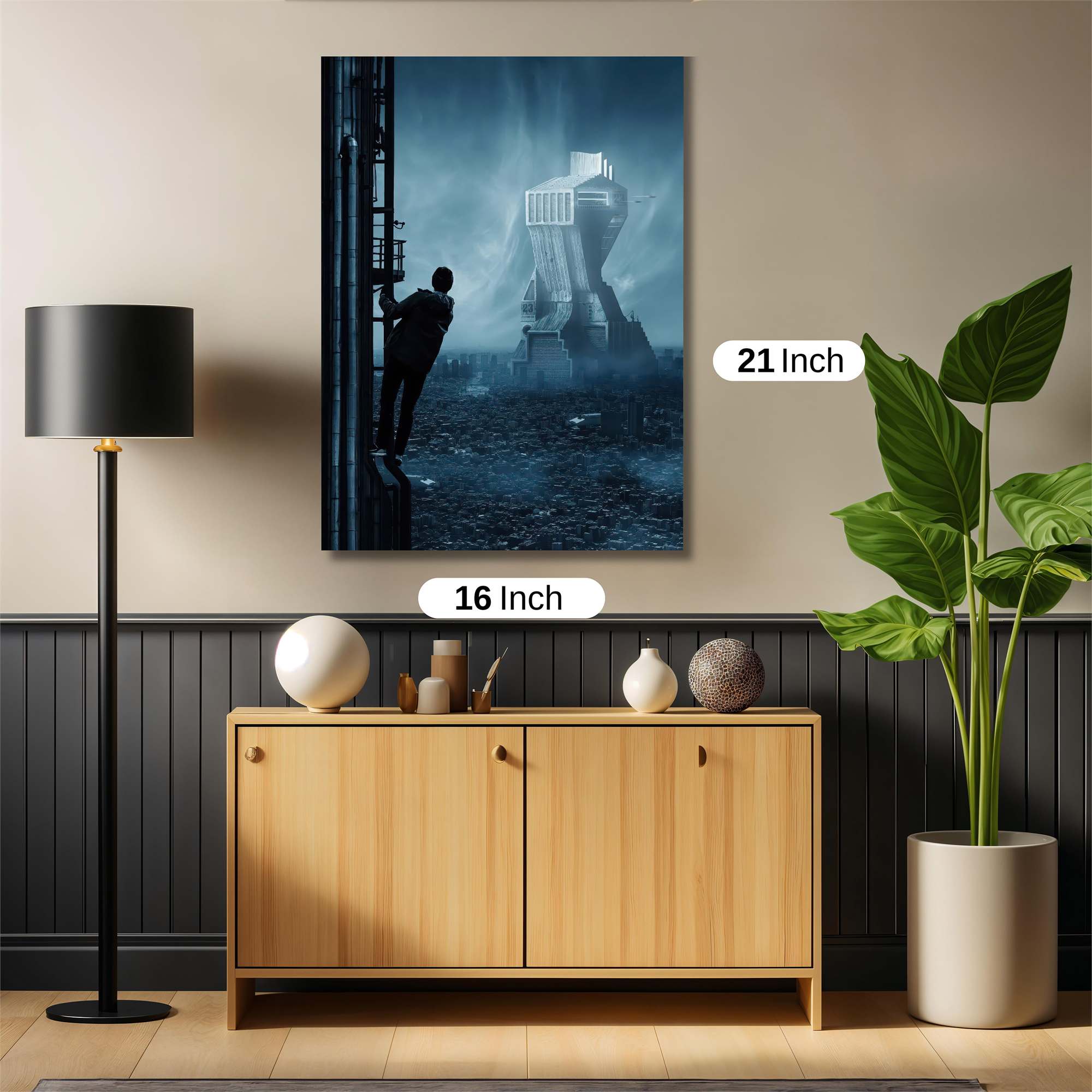 Dystopian Ascent Safe Wall Magnetic / M