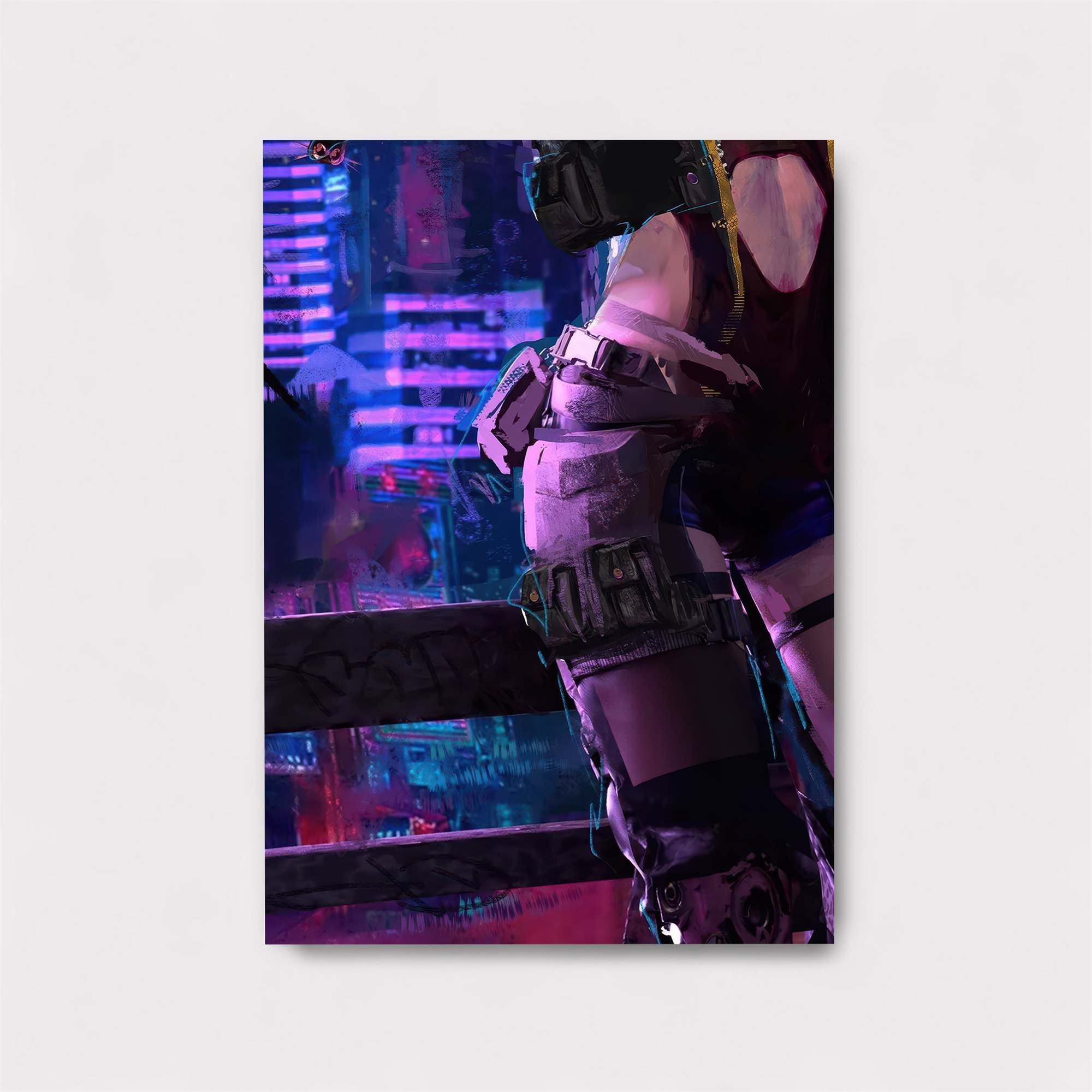 Cyberpunk Warrior Safe Wall Magnetic / M