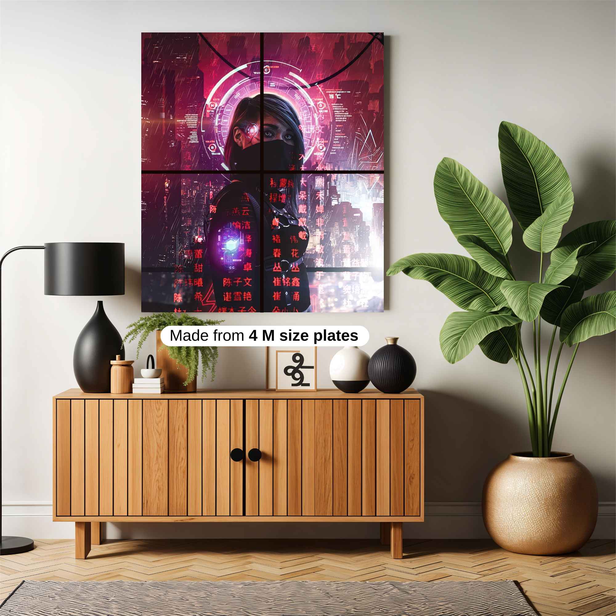Cyberpunk Enigma Safe Wall Magnetic / M