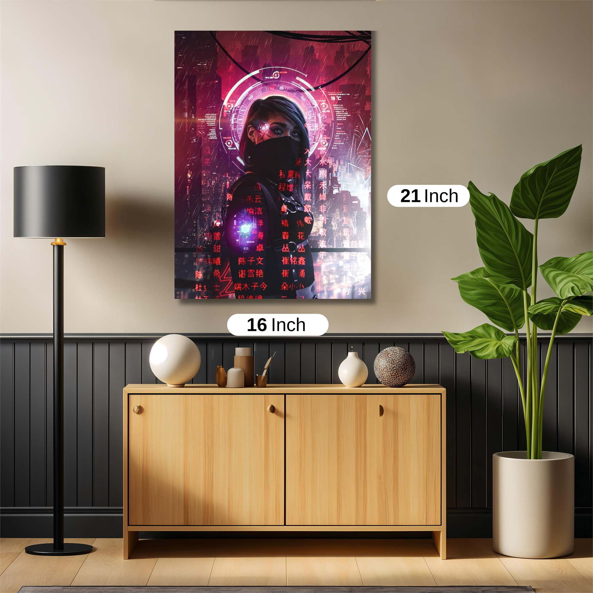 Cyberpunk Enigma Safe Wall Magnetic / M