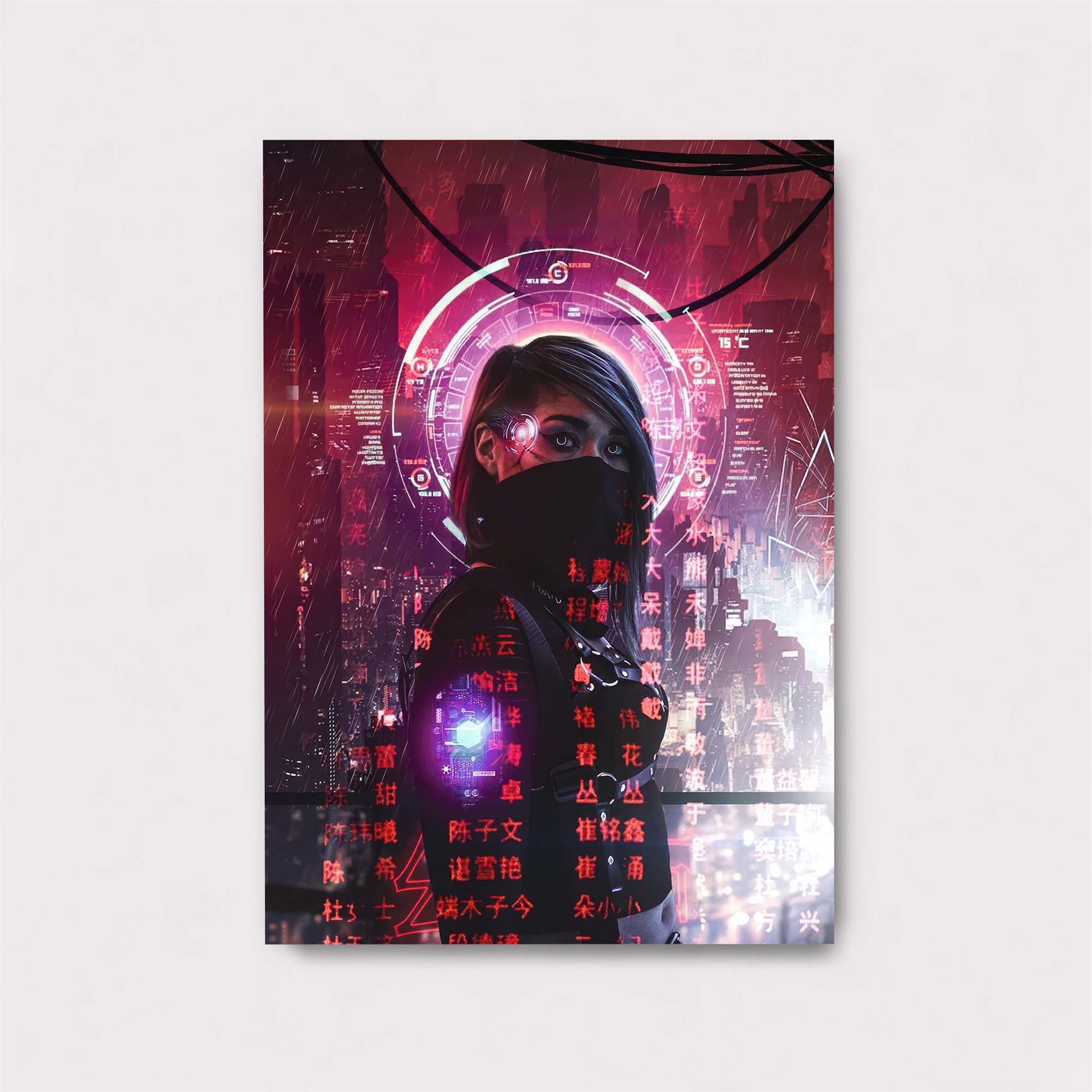 Cyberpunk Enigma Safe Wall Magnetic / M