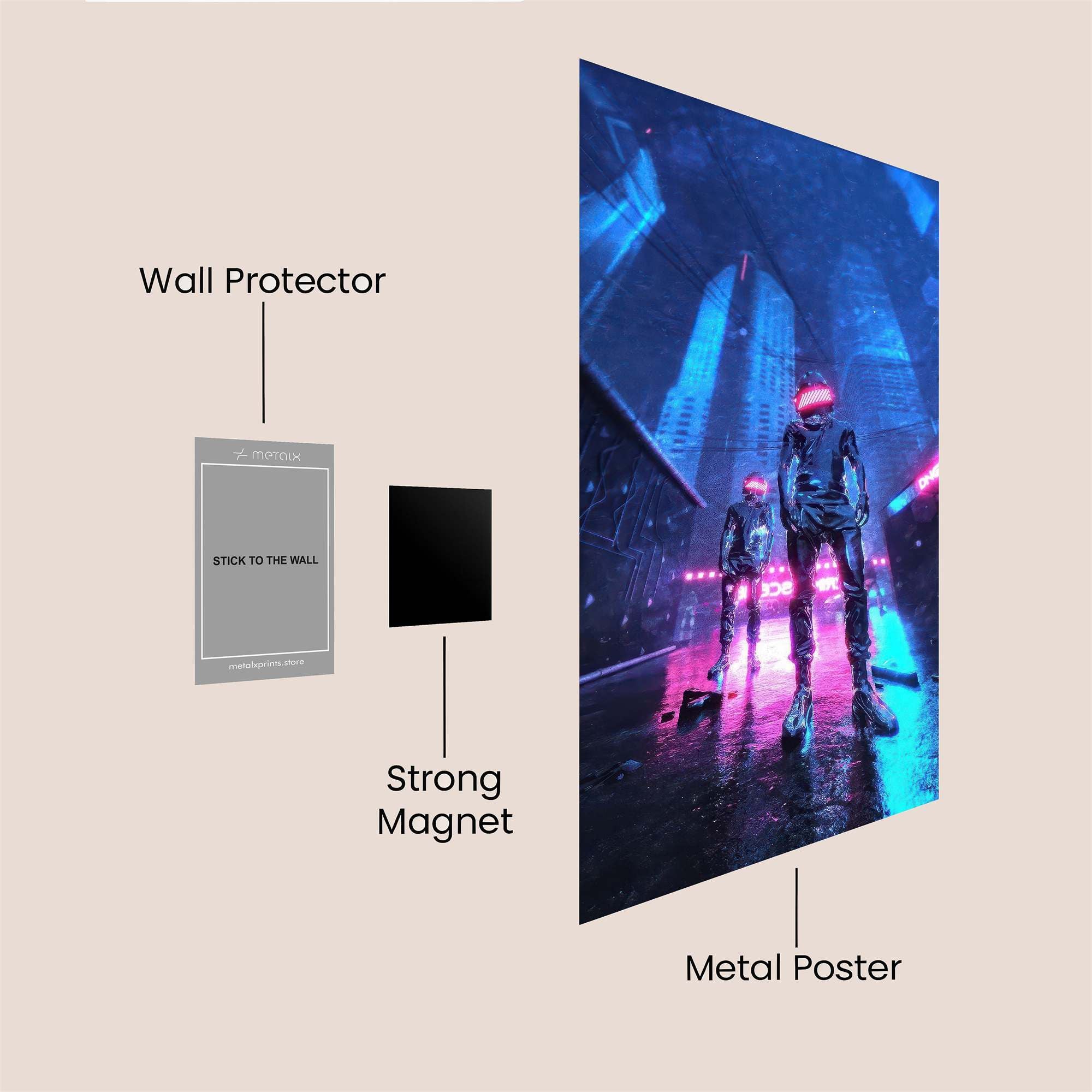 Cyberpunk Serenity Safe Wall Magnetic / M
