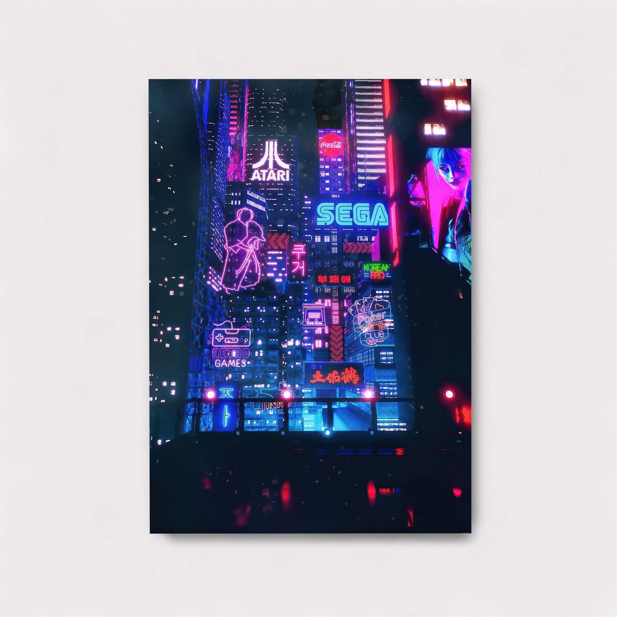 Neon Nostalgia Safe Wall Magnetic / M