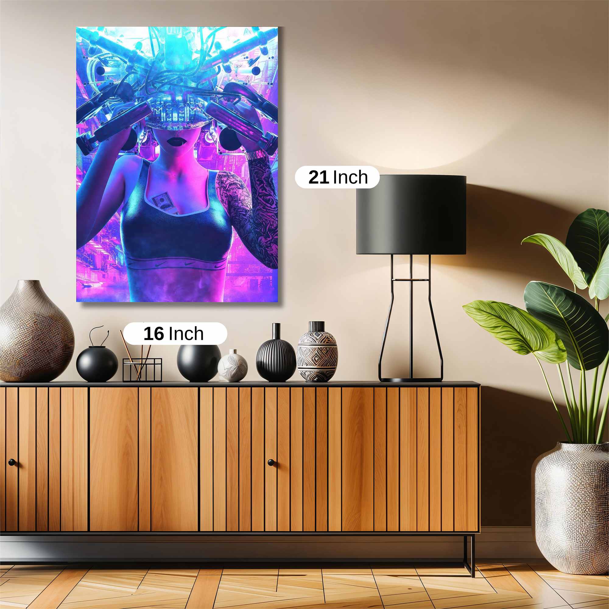 Cyberpunk Fusion Safe Wall Magnetic / M