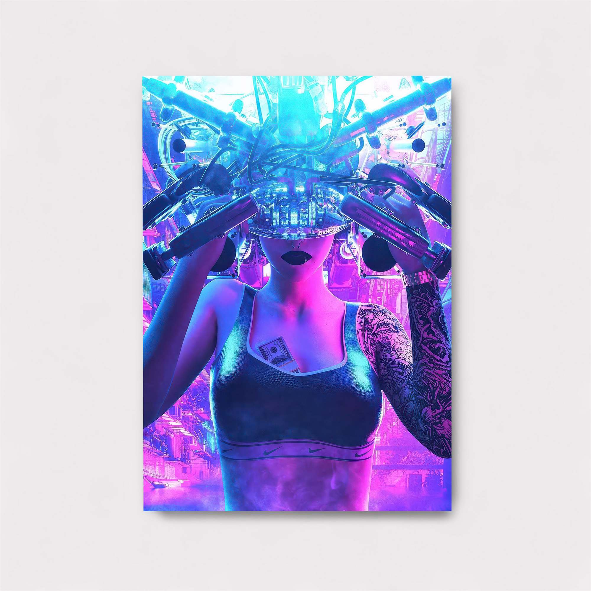 Cyberpunk Fusion Safe Wall Magnetic / M