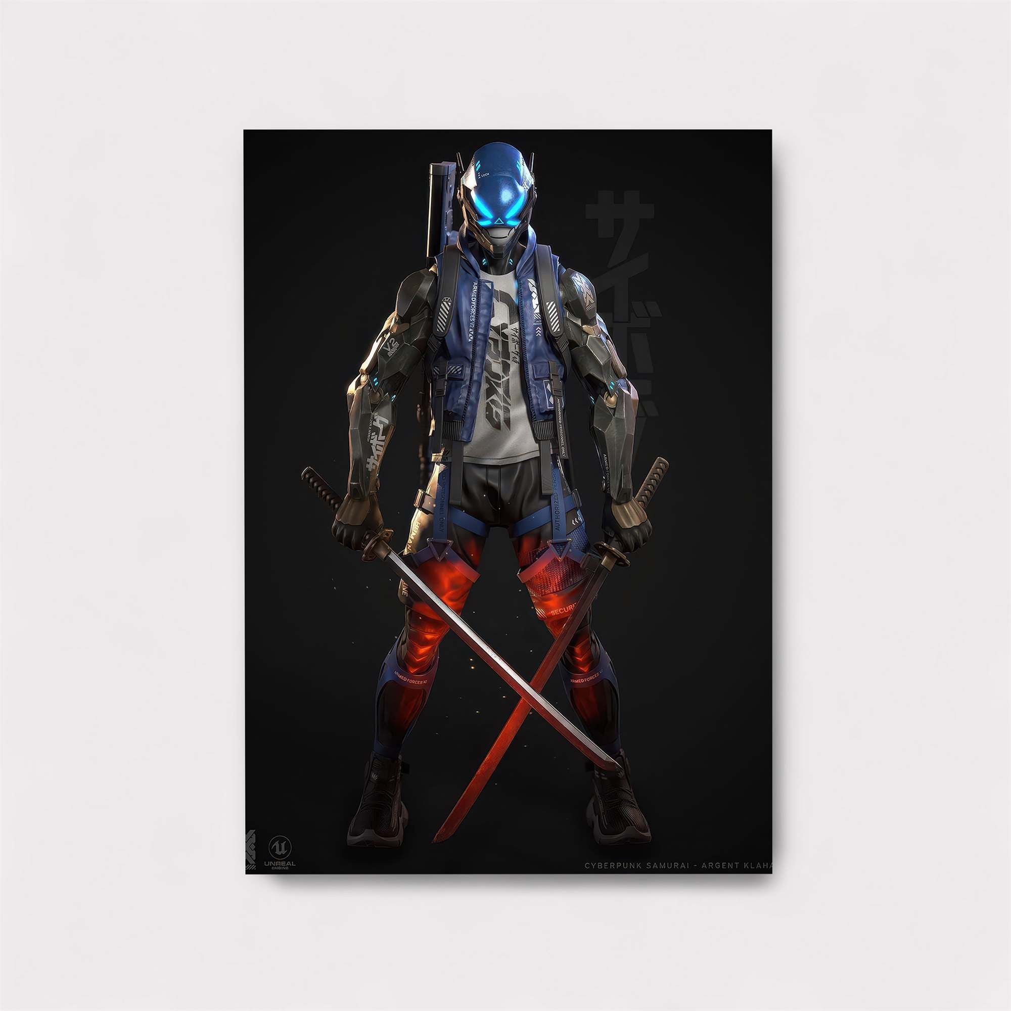 Samurai Sentinel Safe Wall Magnetic / M