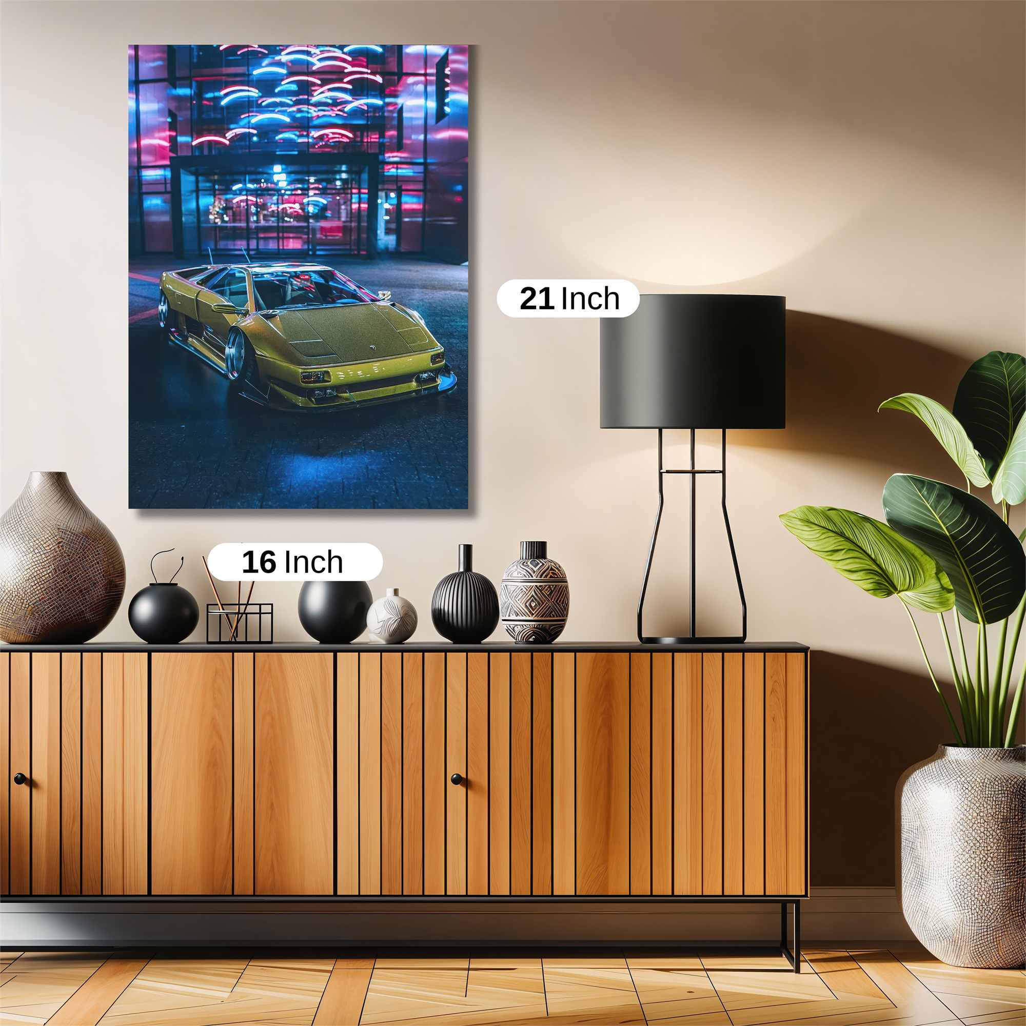 Diablo Neon Safe Wall Magnetic / M