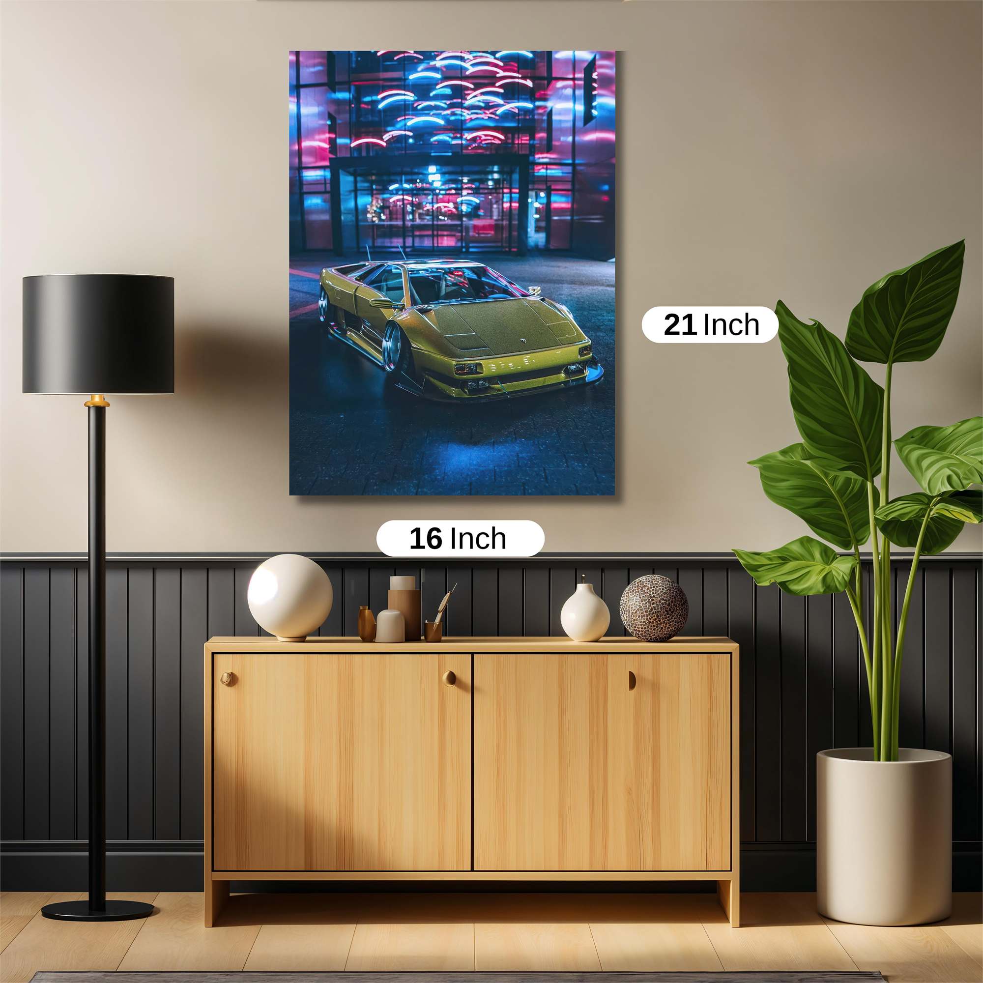 Diablo Neon Safe Wall Magnetic / M