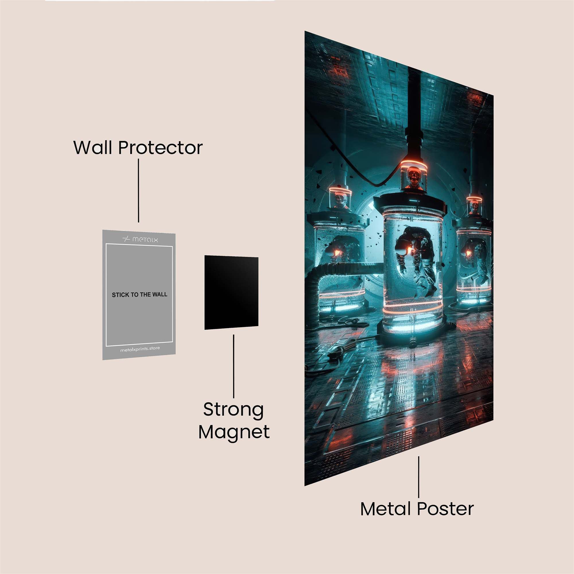 Alien Isolation Safe Wall Magnetic / M