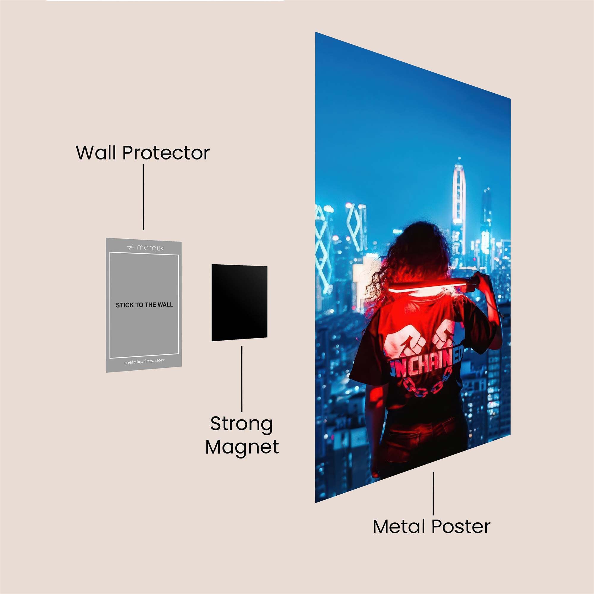 HongKong Hopeful Safe Wall Magnetic / M