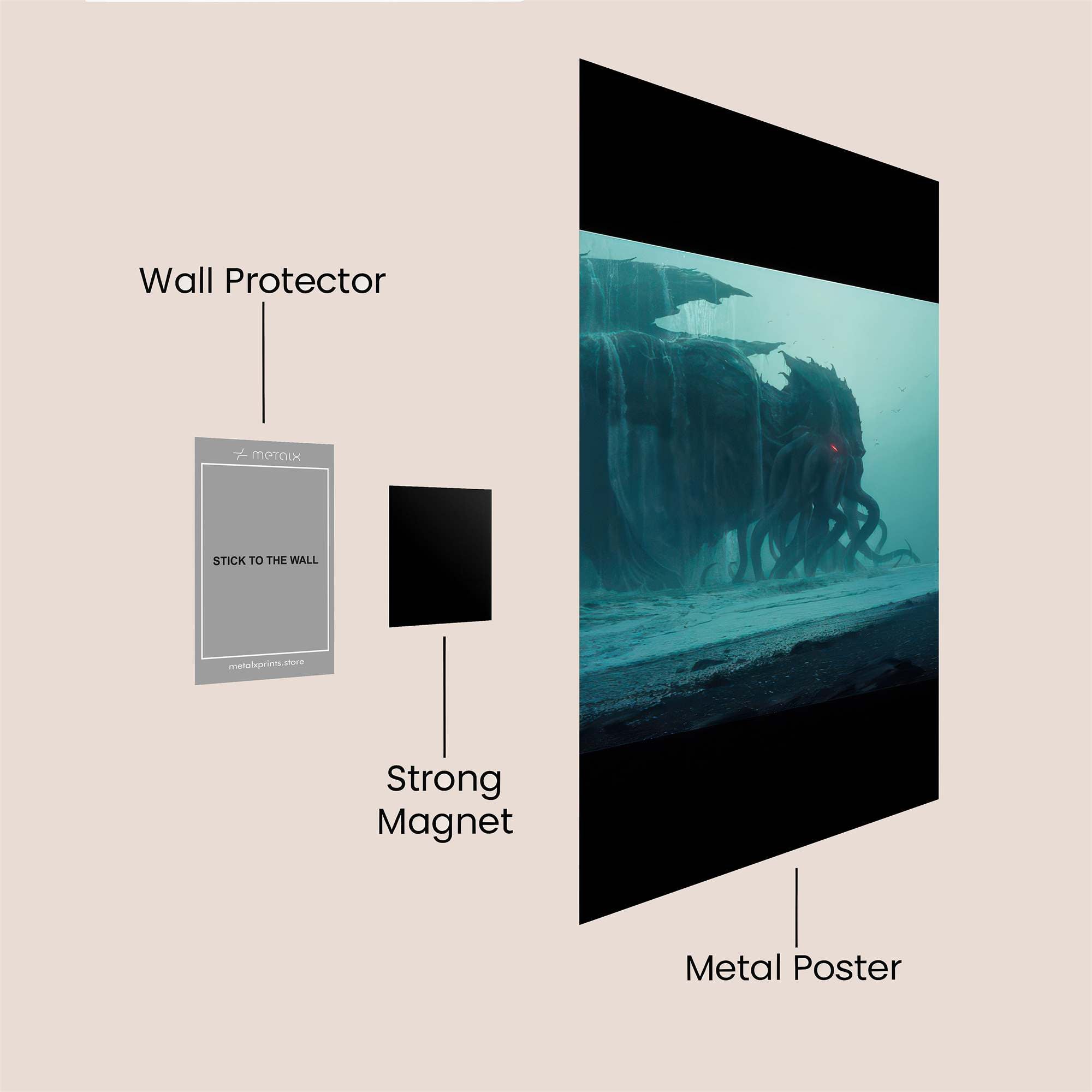 Neon Reverie Safe Wall Magnetic / M