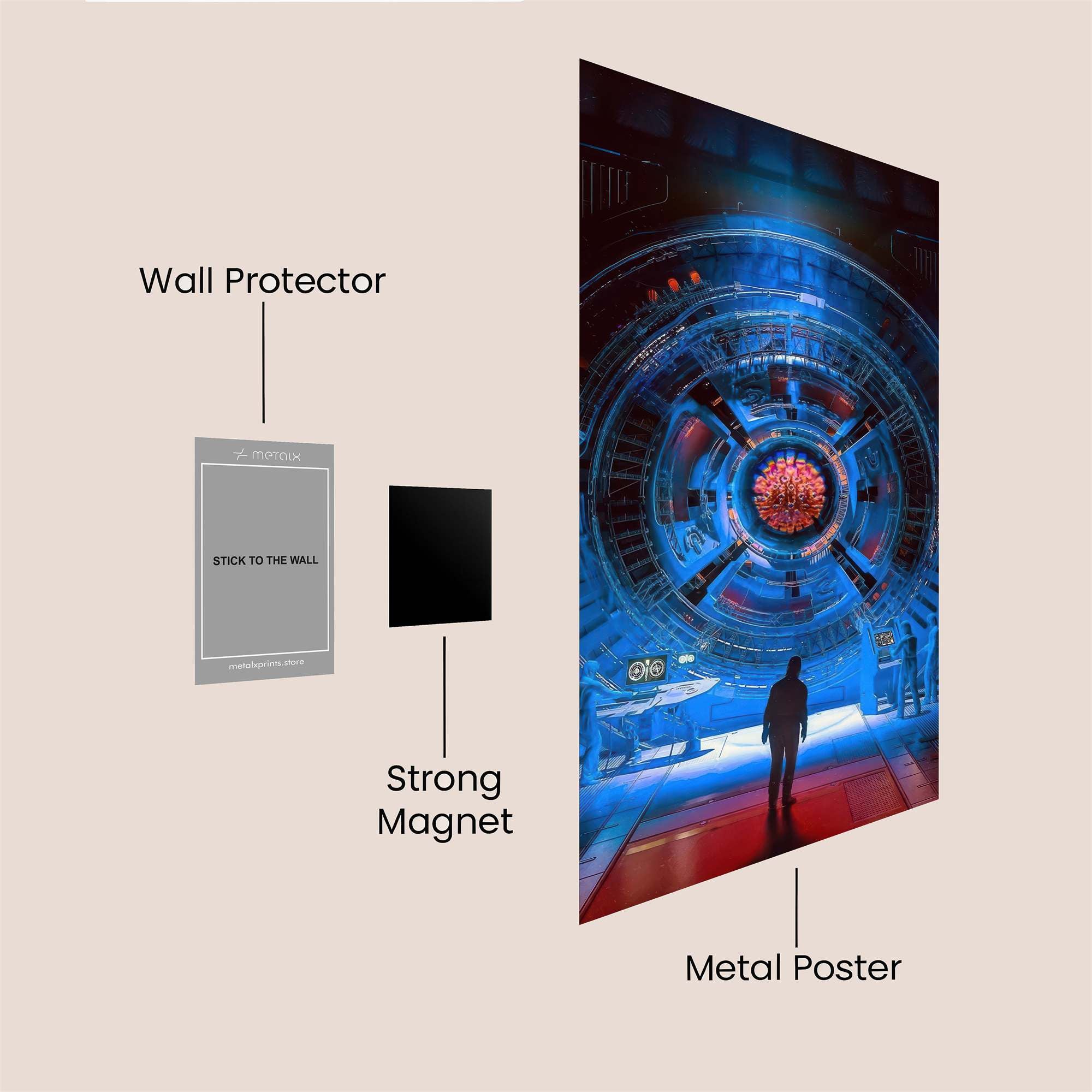 Portal Enigma Safe Wall Magnetic / M