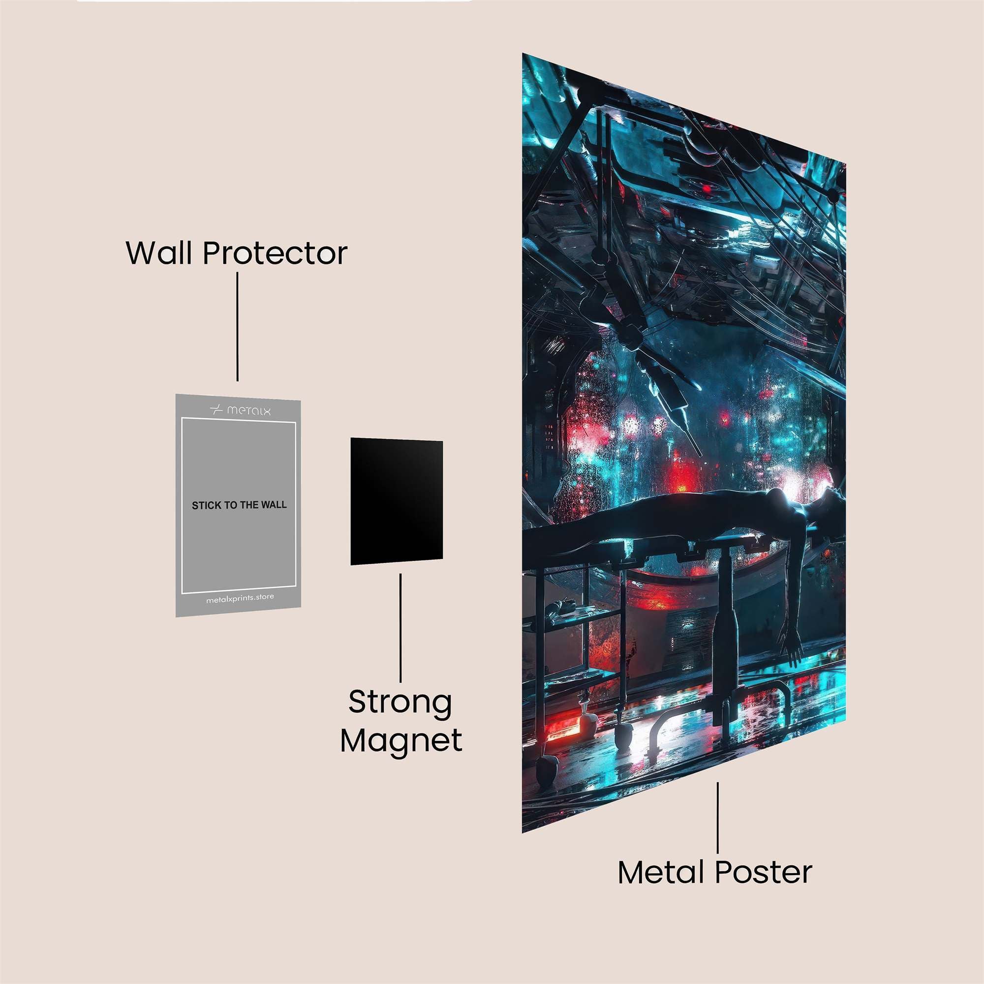 Cybernetic Dream Safe Wall Magnetic / M