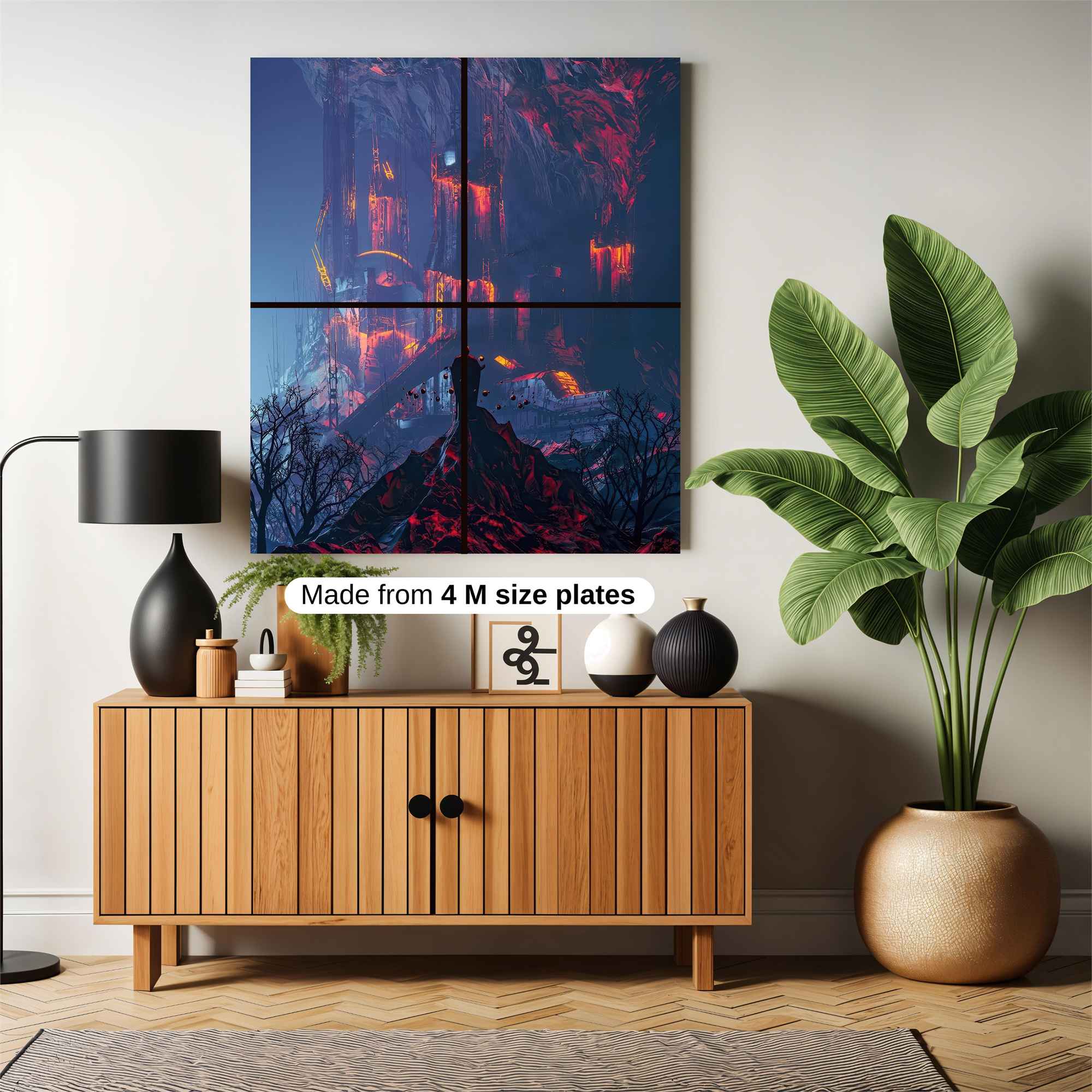 Volcano Vigil Safe Wall Magnetic / M