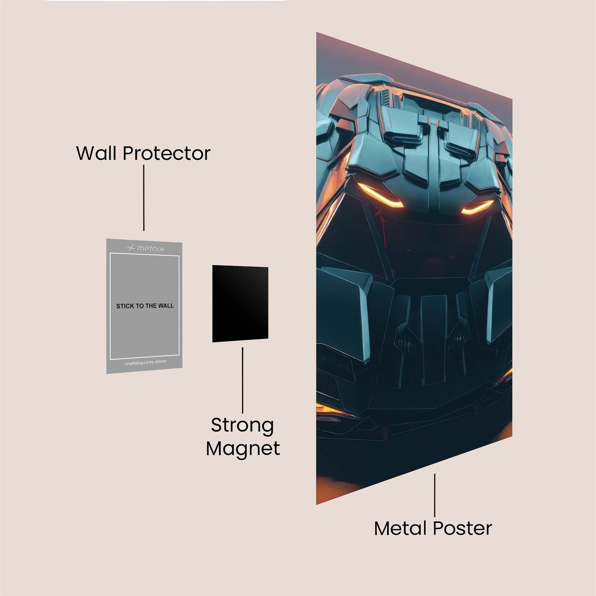 Apex Stealth Safe Wall Magnetic / M