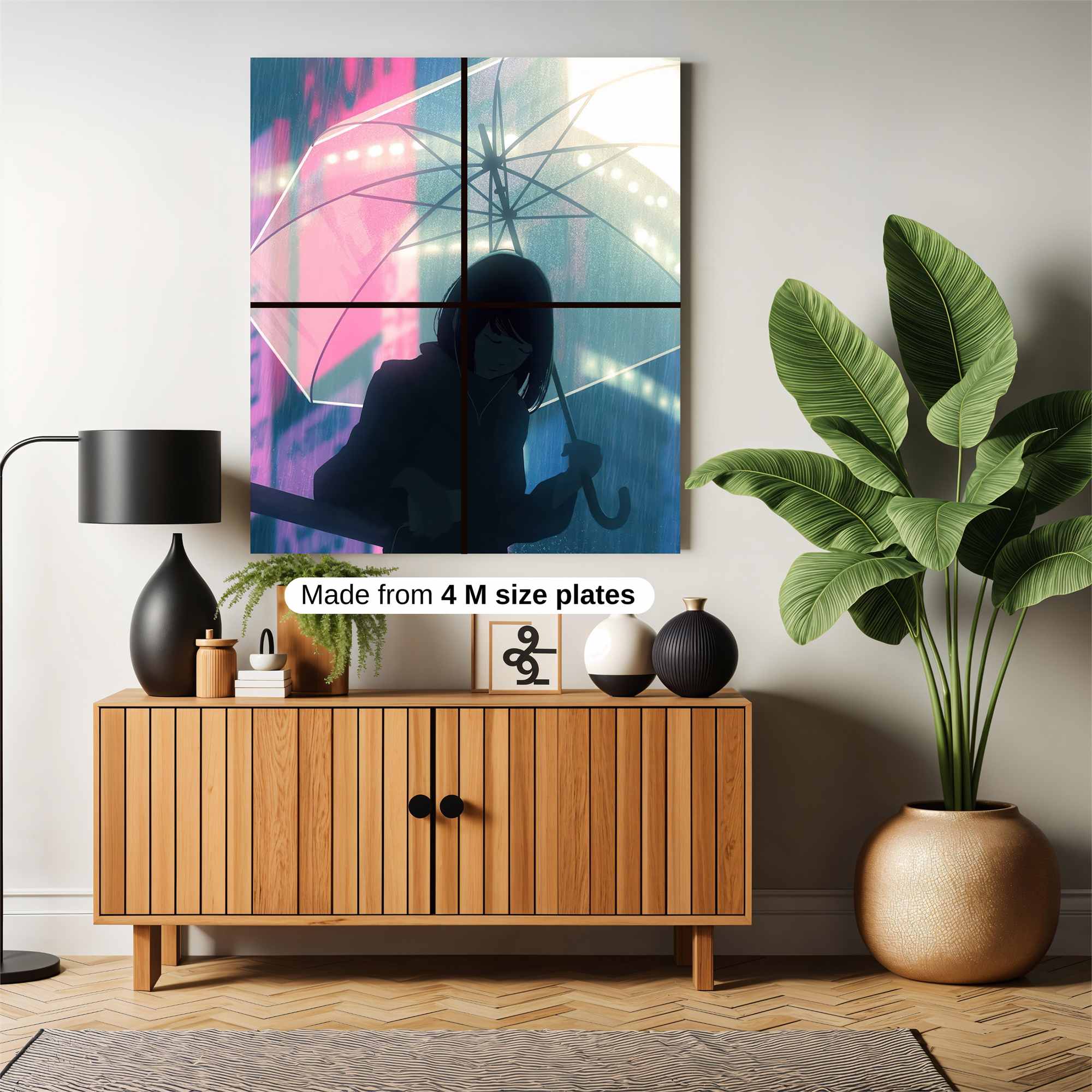 Neon Solitude Safe Wall Magnetic / M