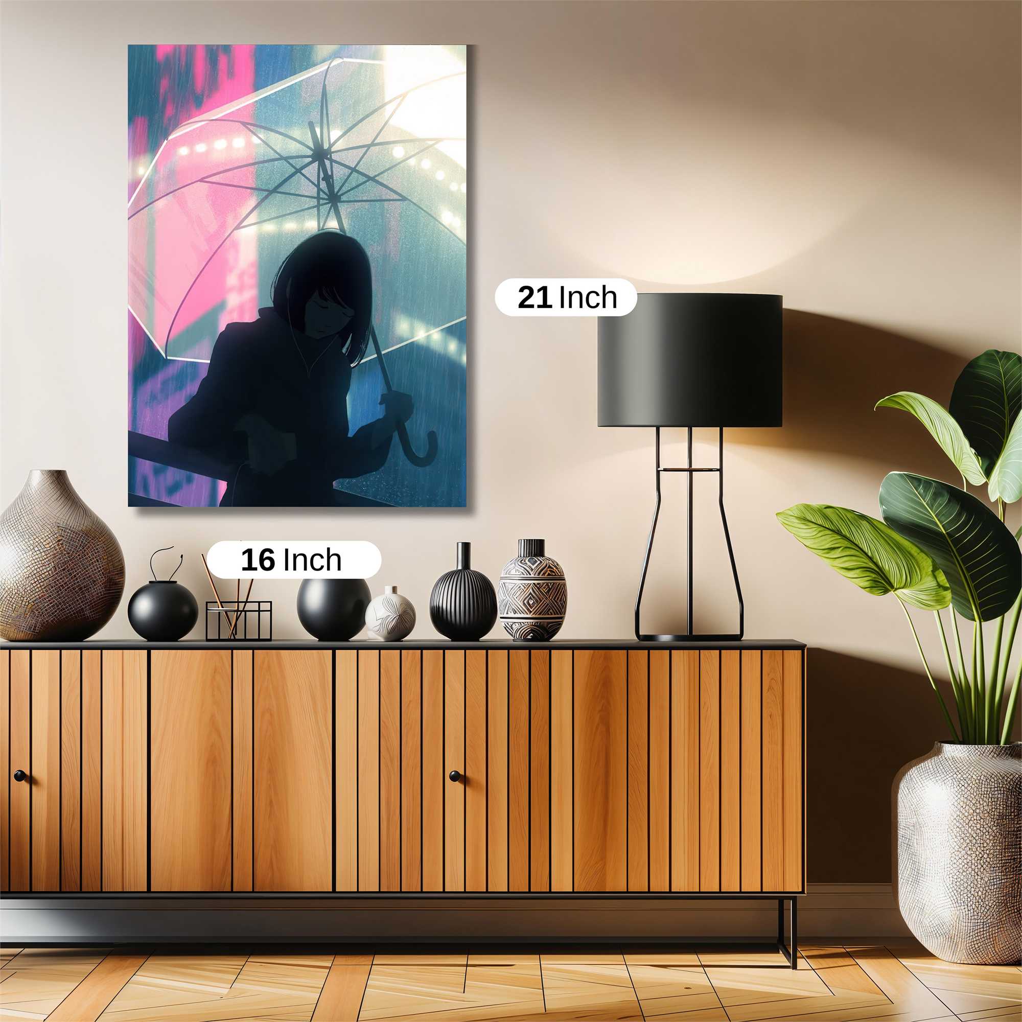 Neon Solitude Safe Wall Magnetic / M