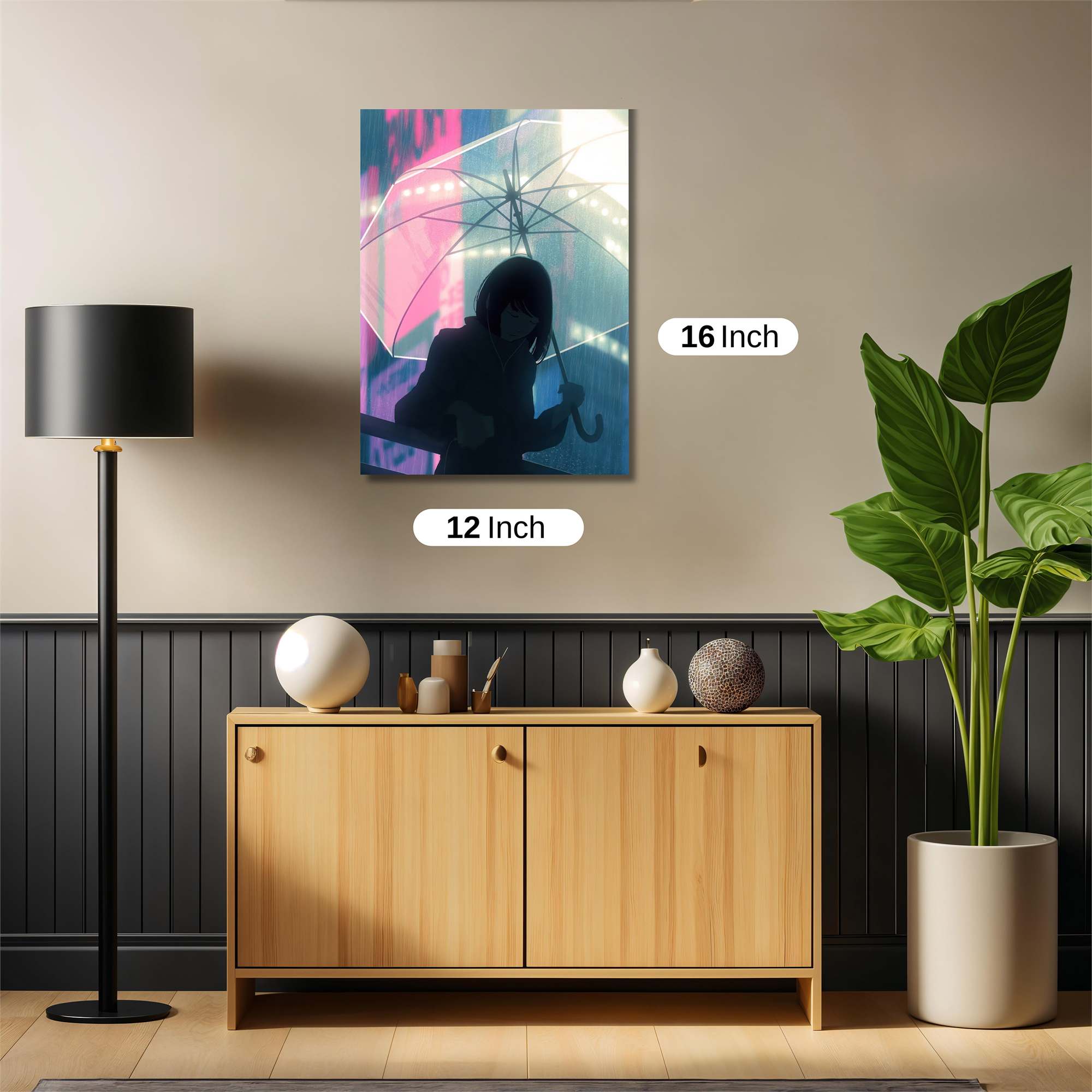 Neon Solitude Safe Wall Magnetic / M