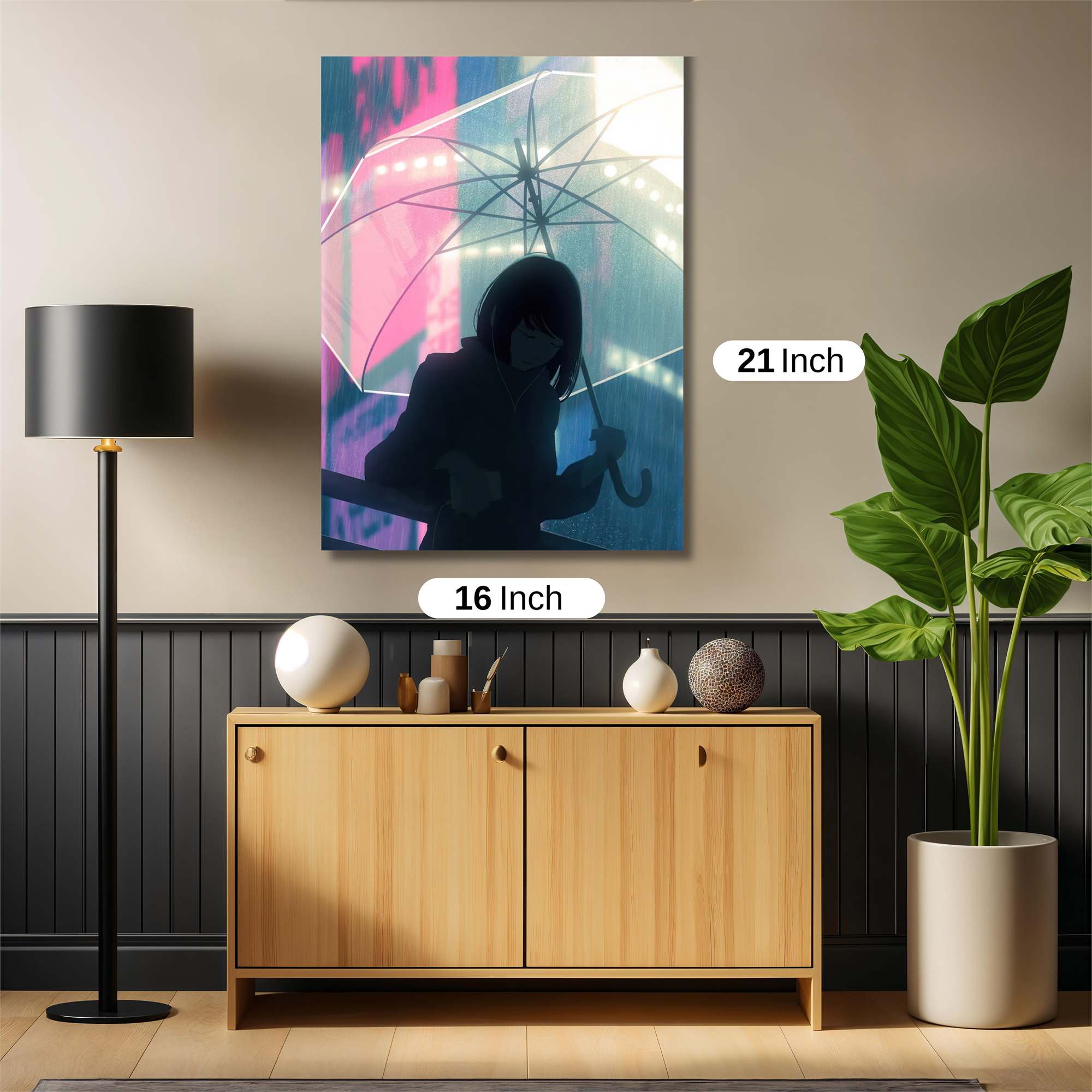 Neon Solitude Safe Wall Magnetic / M