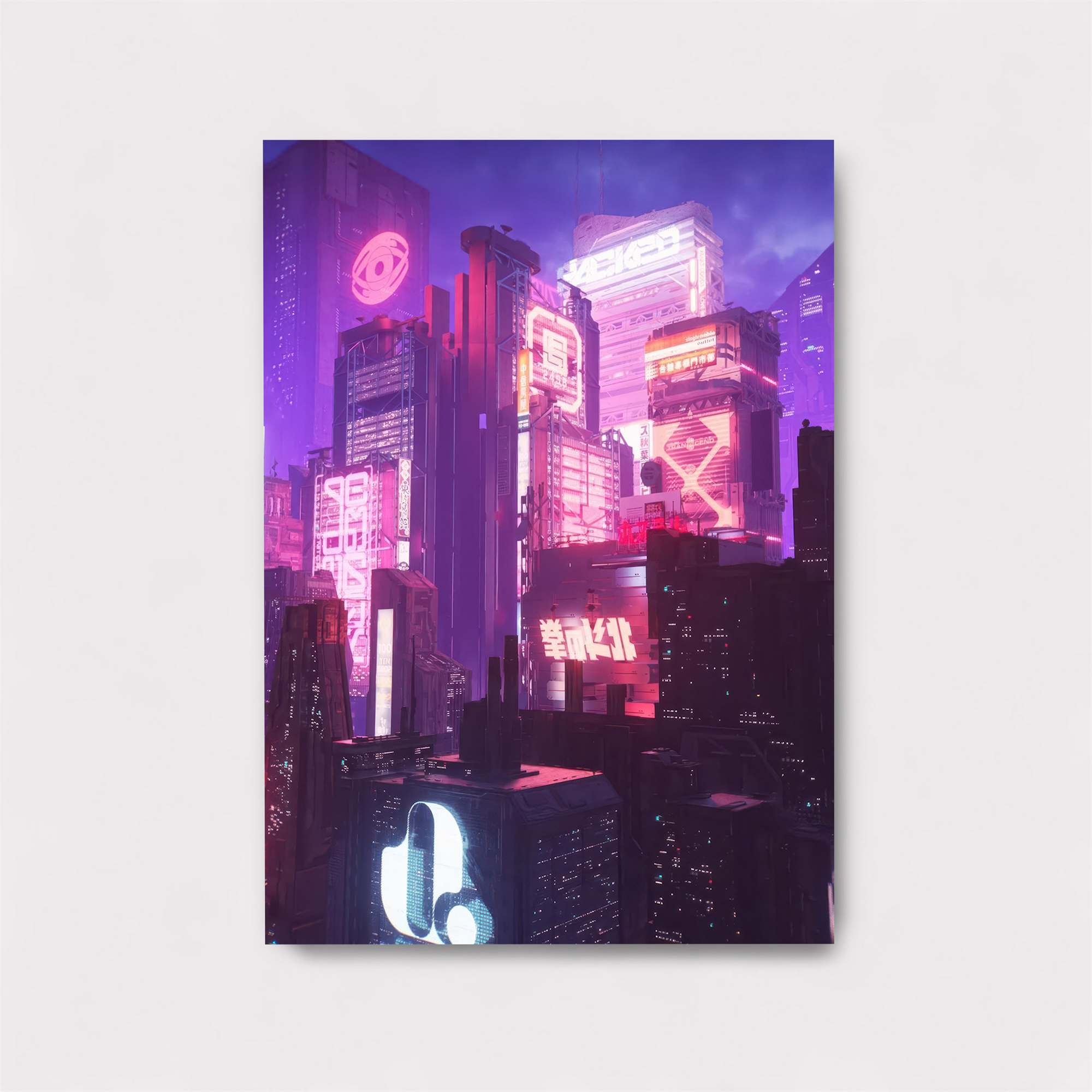 Neon Dreamscape Safe Wall Magnetic / M