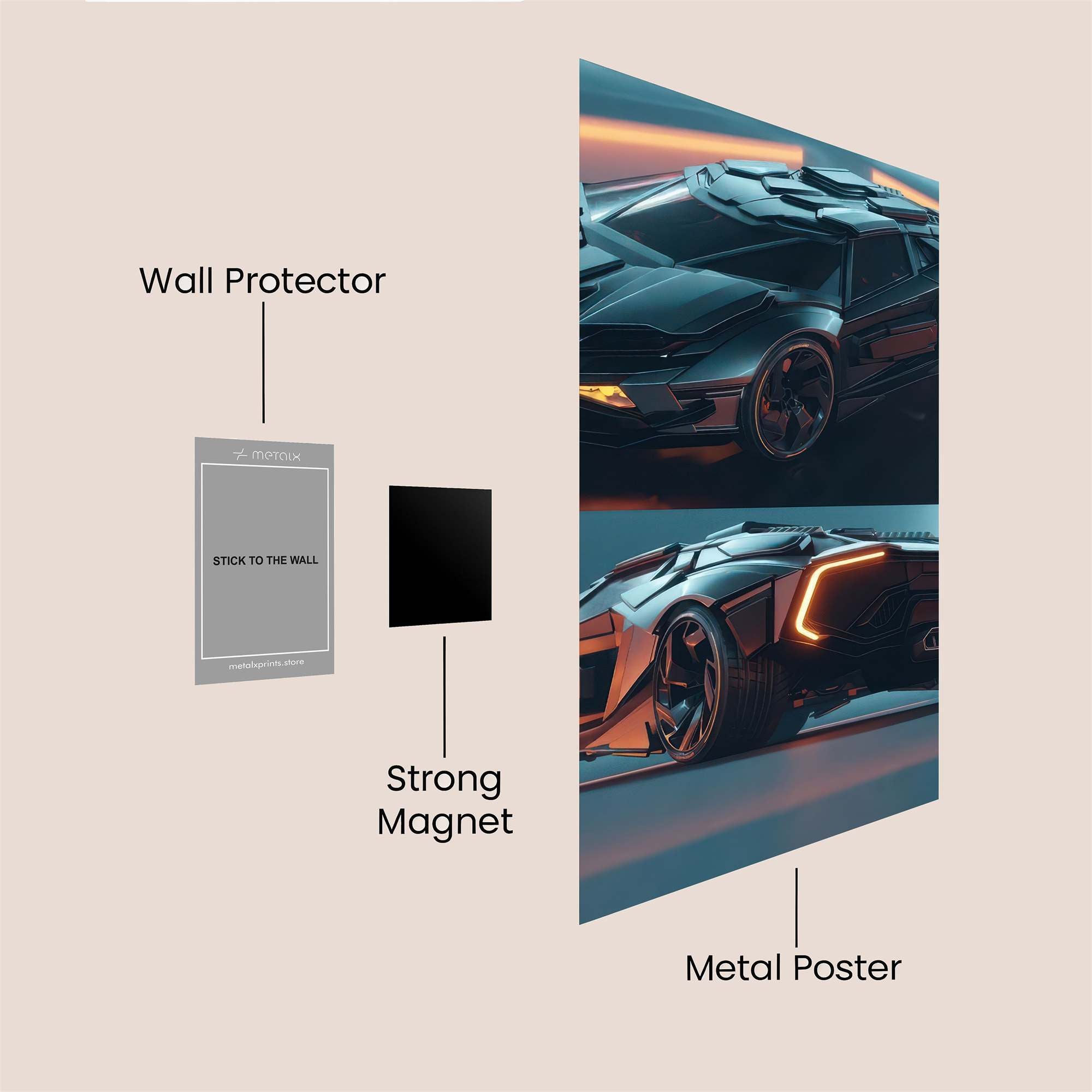Stealth Menace Safe Wall Magnetic / M
