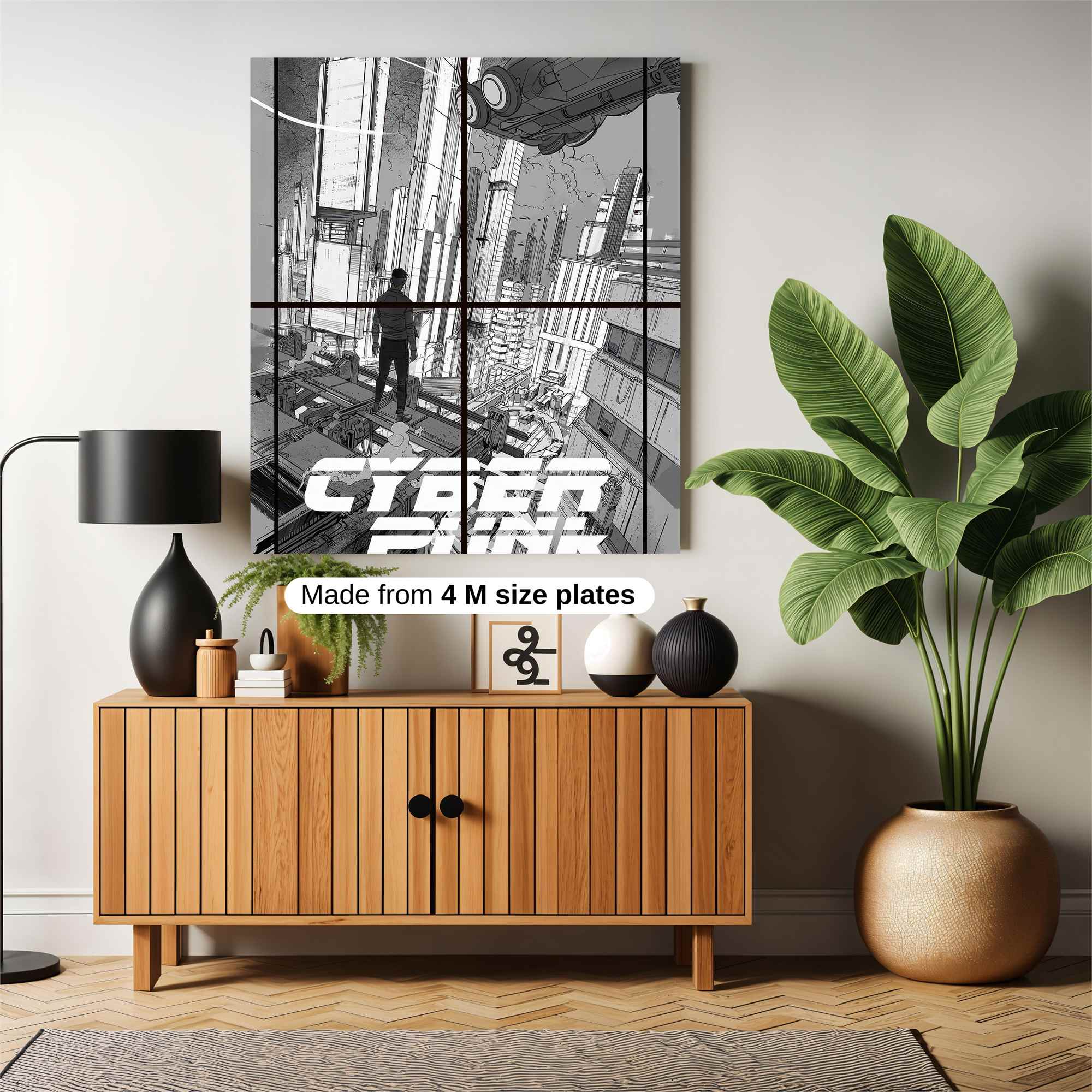 Cyberpunk Solitude Safe Wall Magnetic / M