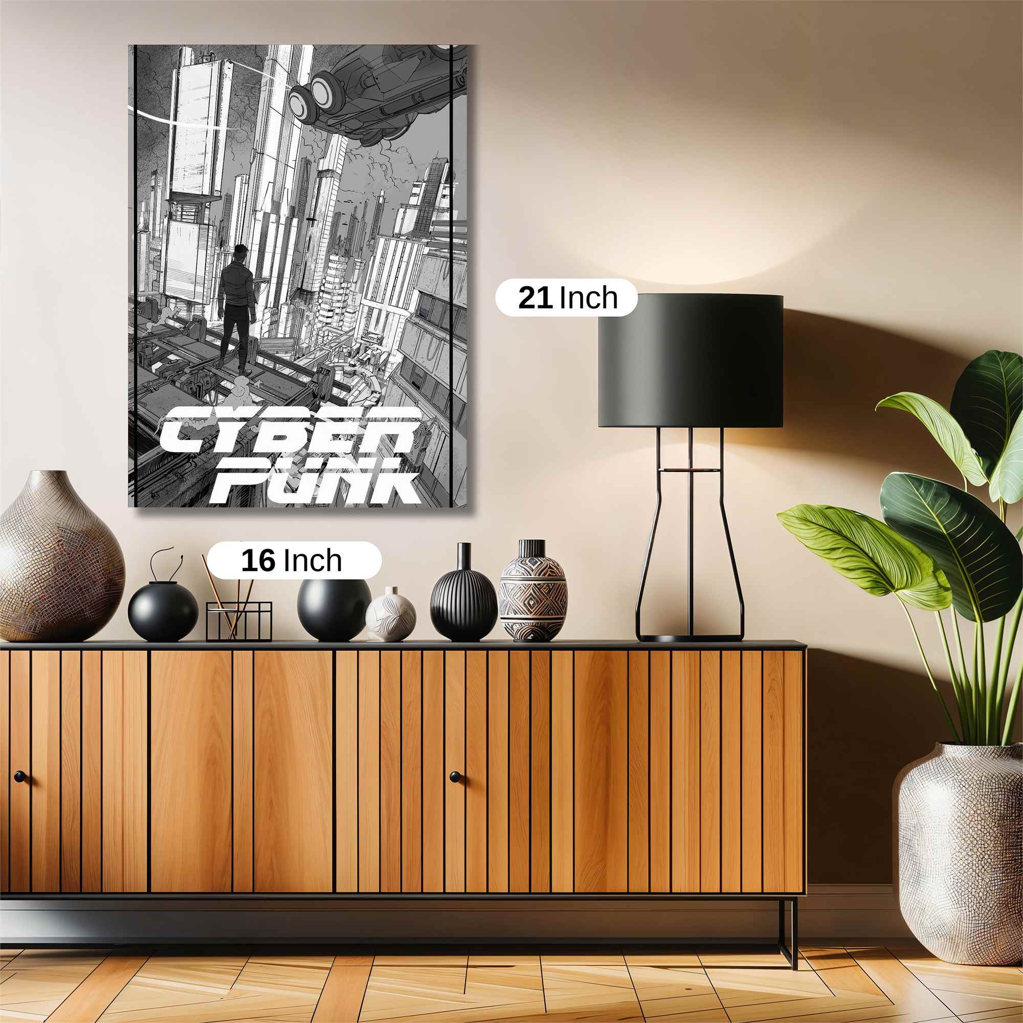 Cyberpunk Solitude Safe Wall Magnetic / M