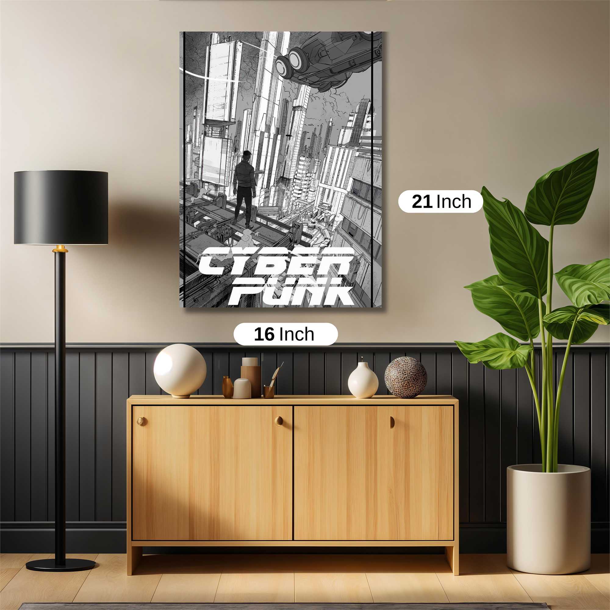 Cyberpunk Solitude Safe Wall Magnetic / M