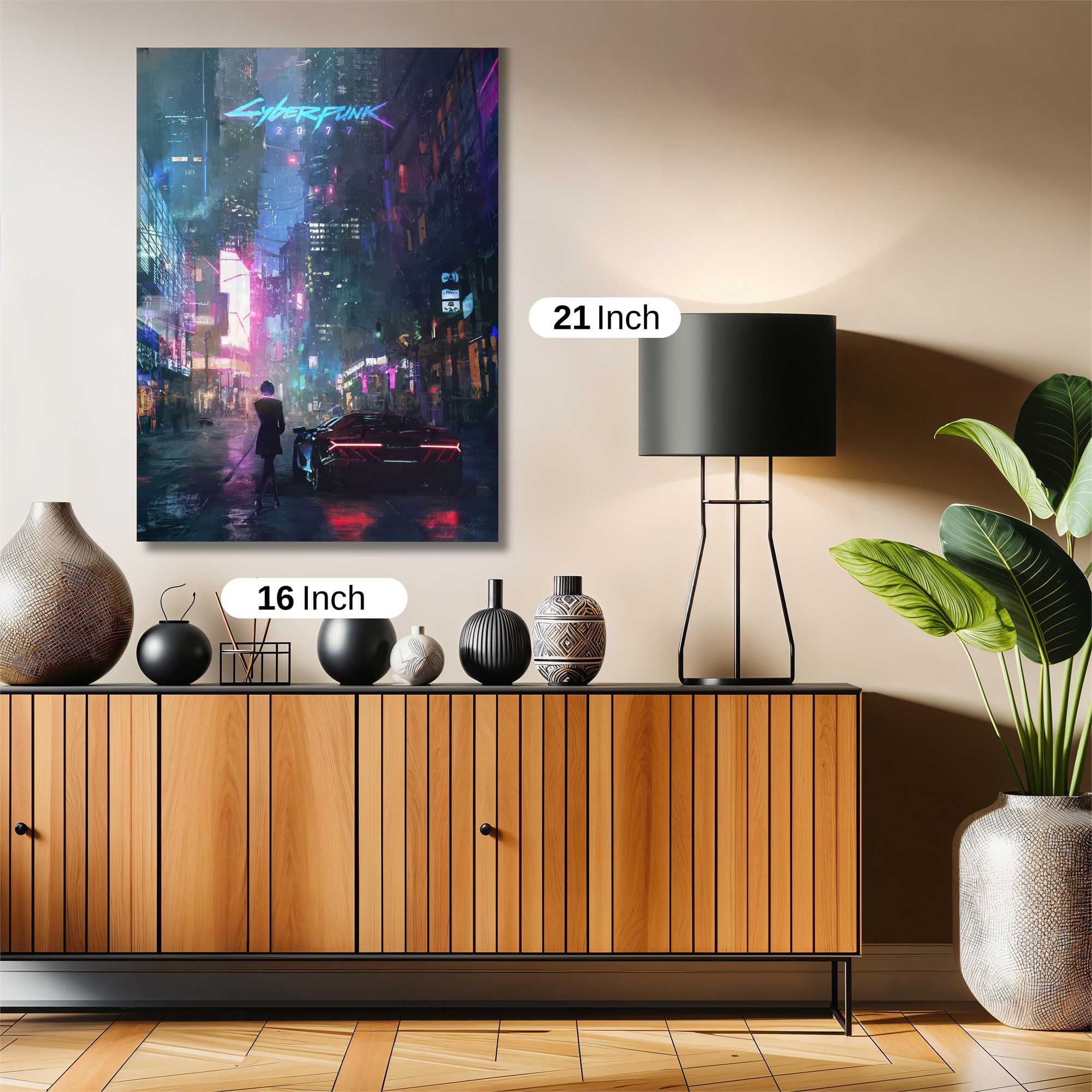 Cyberpunk Dreamscape Safe Wall Magnetic / M