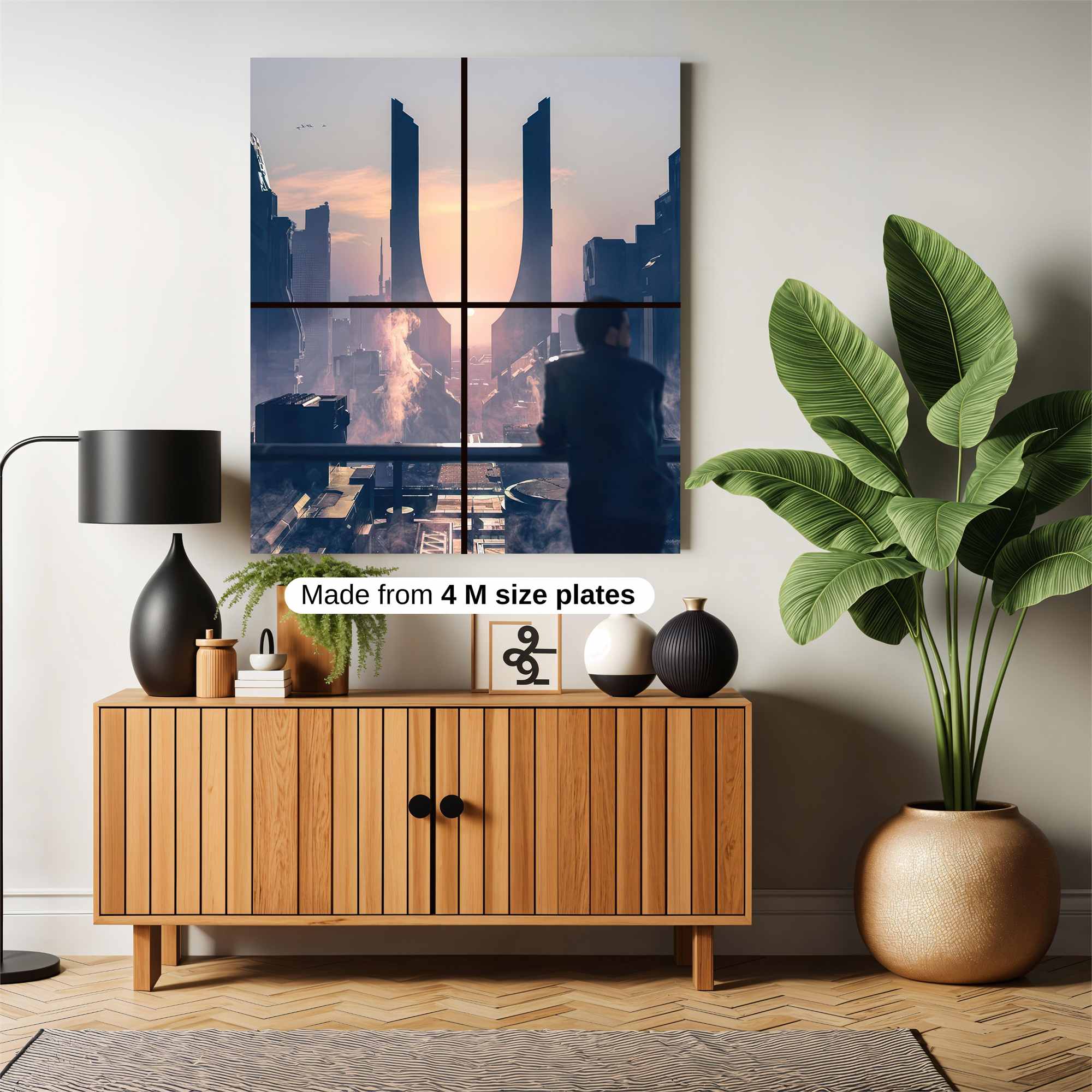 Neon Tranquility Safe Wall Magnetic / M