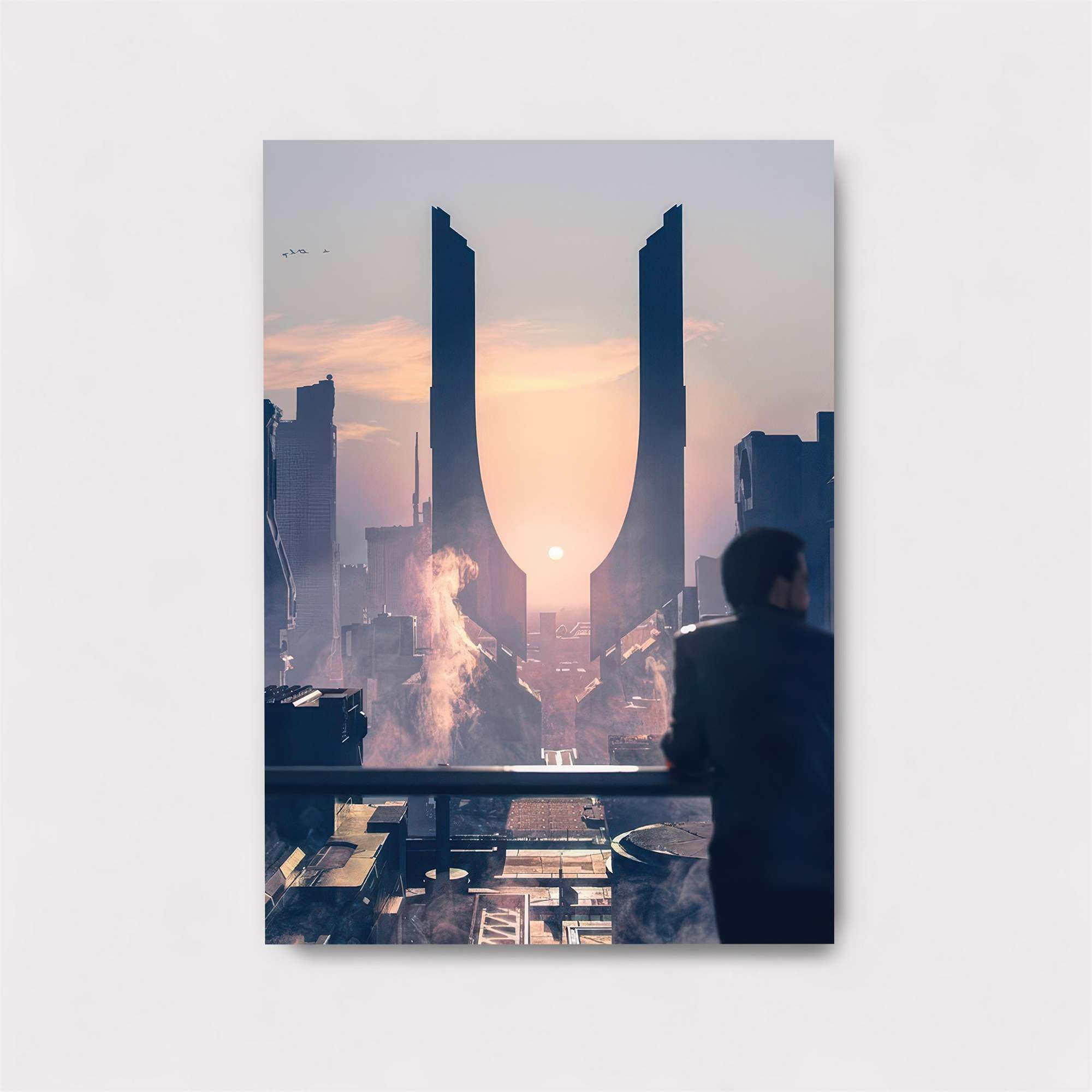 Neon Tranquility Safe Wall Magnetic / M