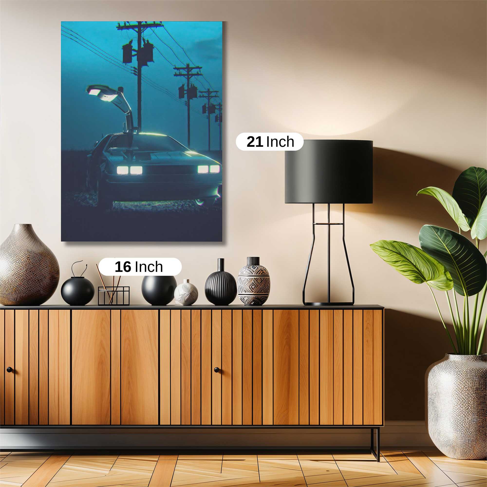 DeLorean Dream Safe Wall Magnetic / M