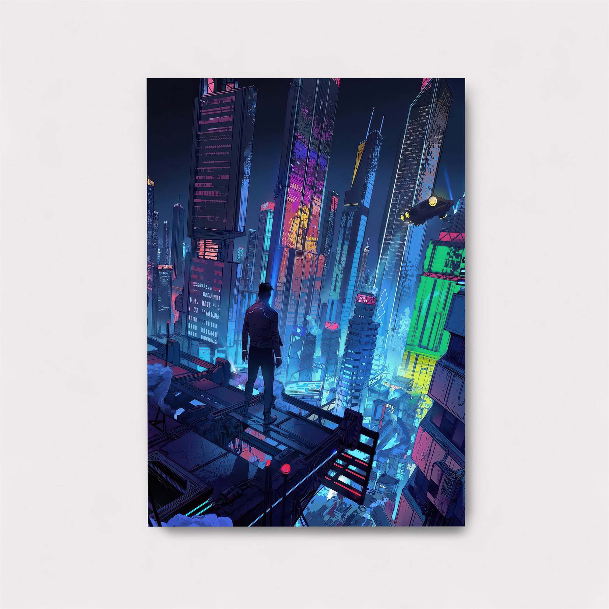 Neon Solitude Safe Wall Magnetic / M