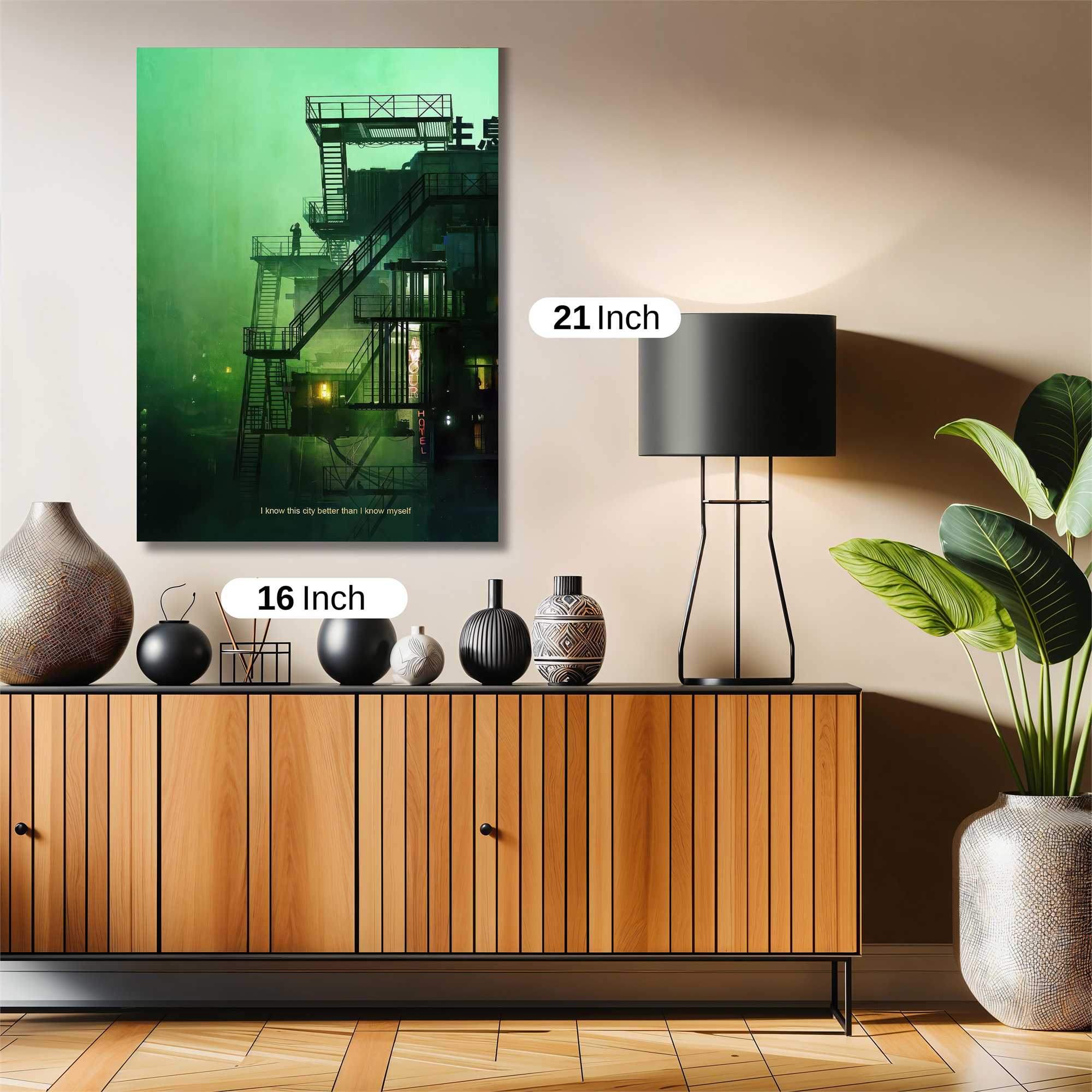 Neon Descent Safe Wall Magnetic / M