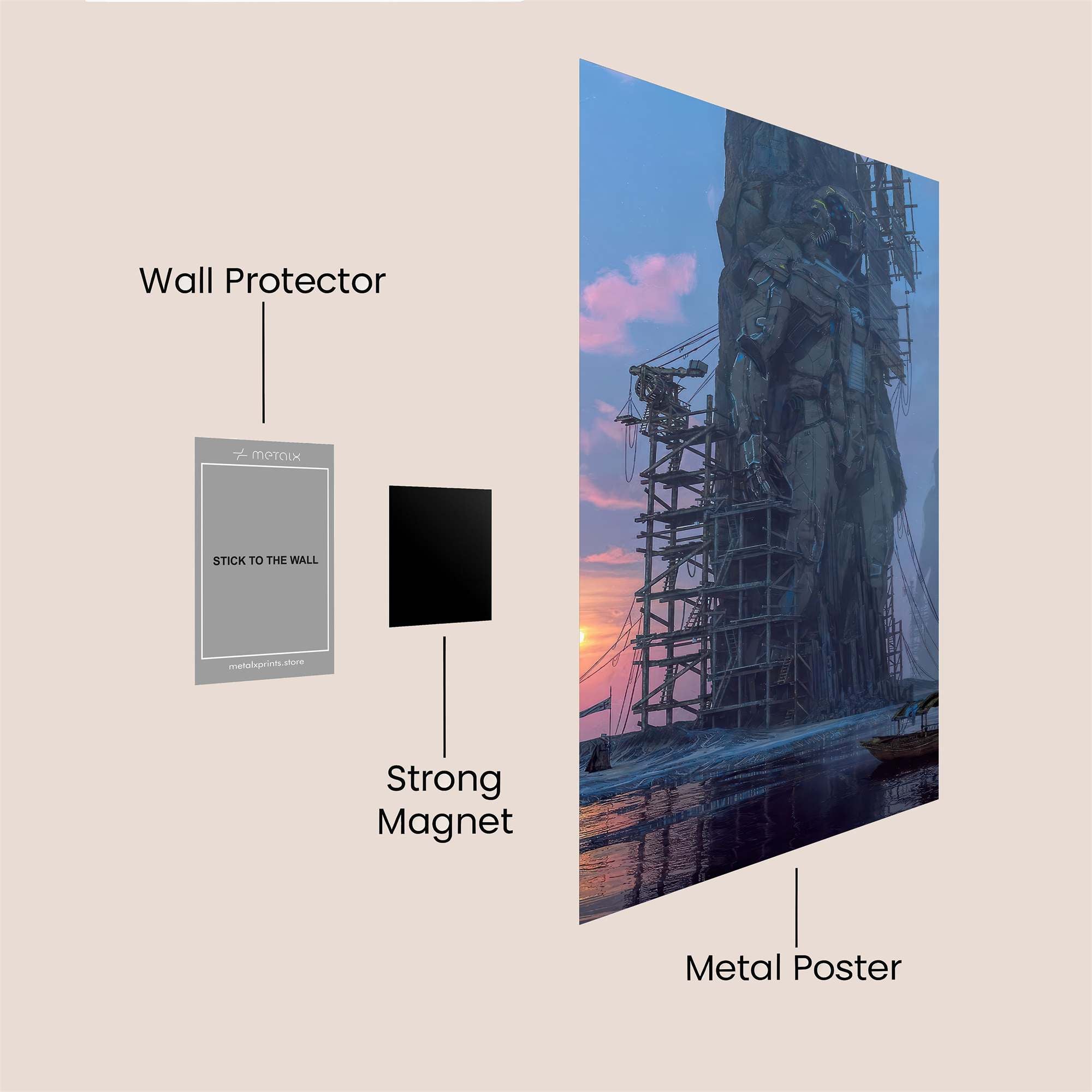 Colossus Twilight Safe Wall Magnetic / M