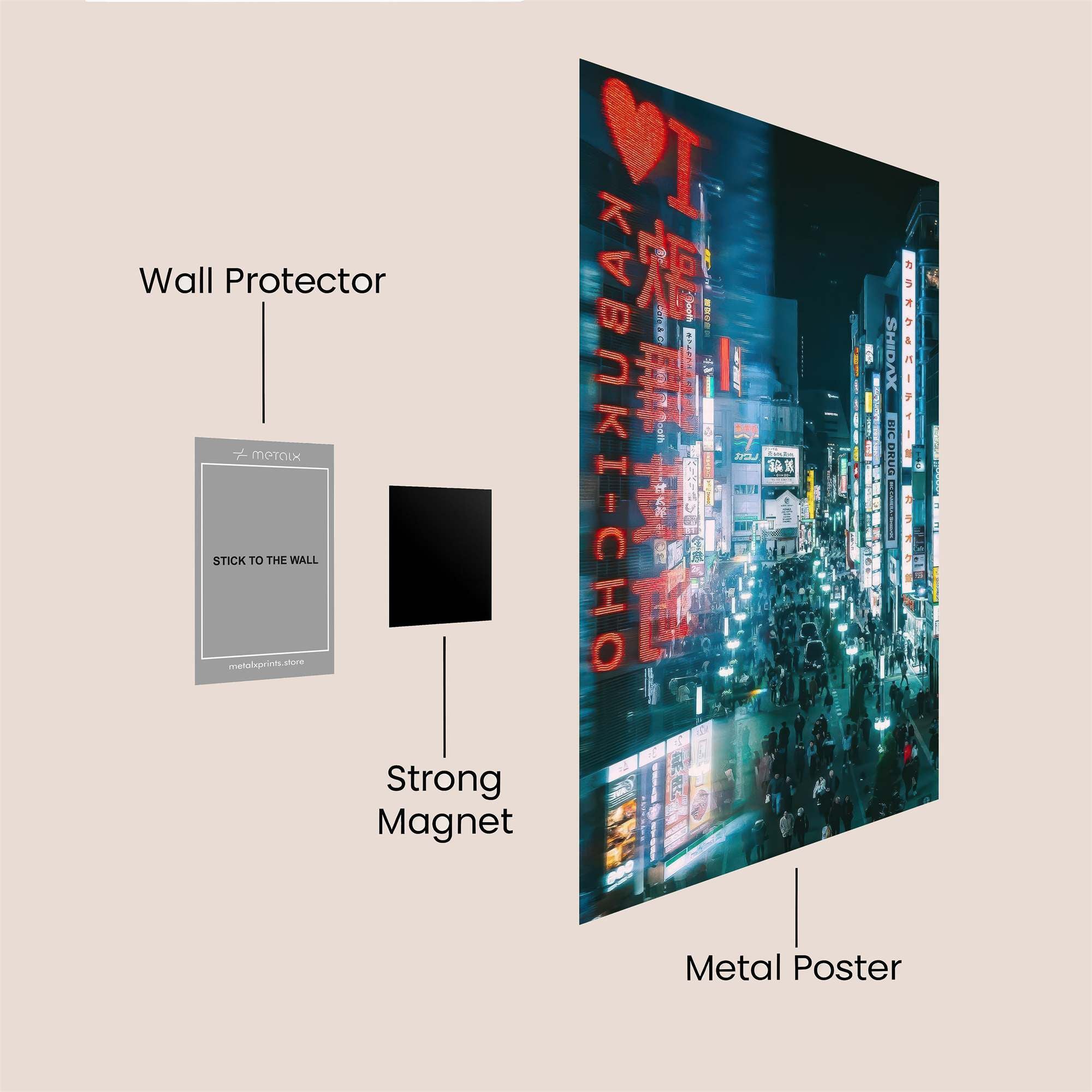 Tokyo Euphoria Safe Wall Magnetic / M