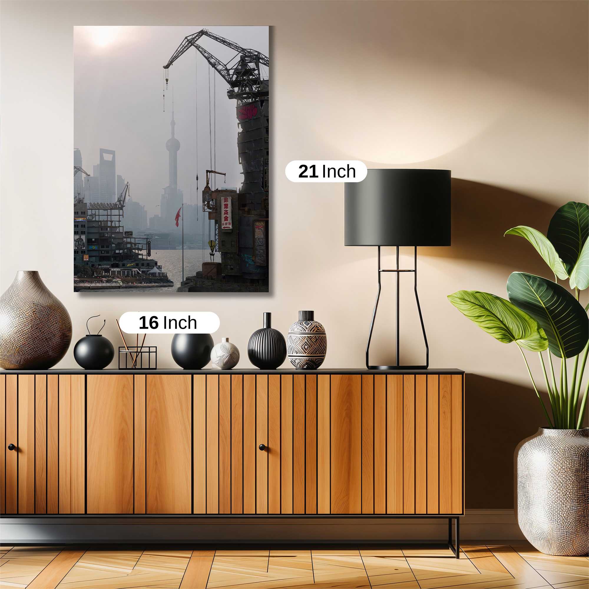 Shanghai Silhouette Safe Wall Magnetic / M