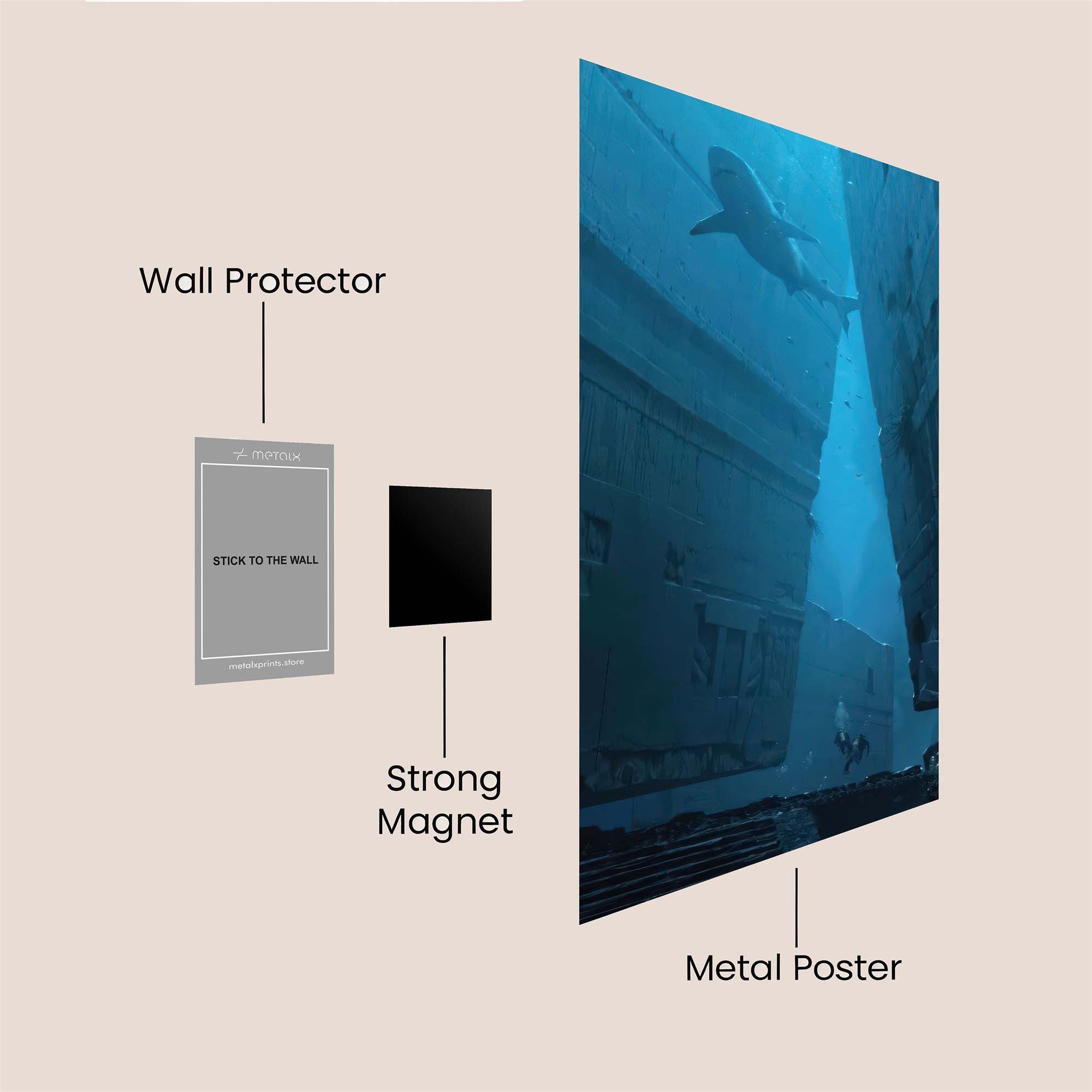 Shark Serenity Safe Wall Magnetic / M