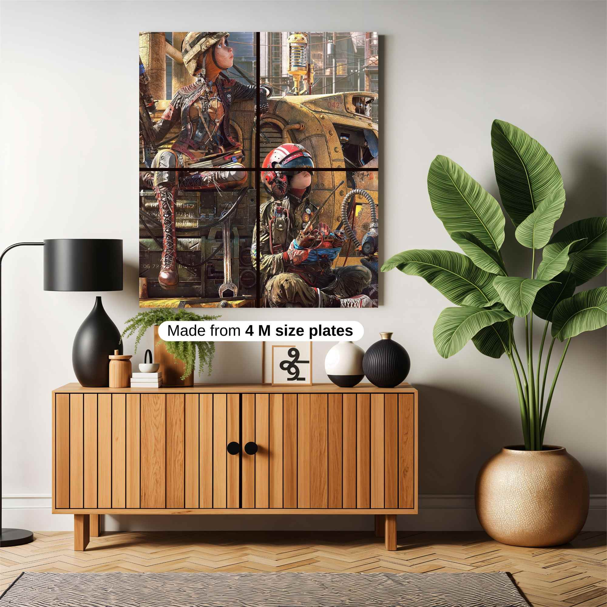 Steampunk Serenity Safe Wall Magnetic / M