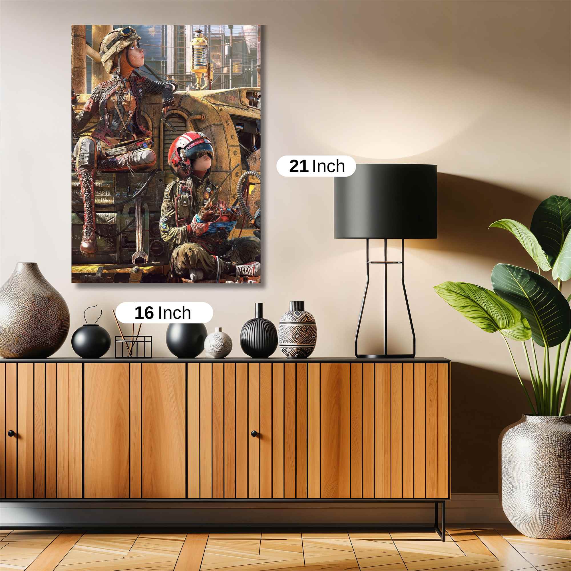 Steampunk Serenity Safe Wall Magnetic / M