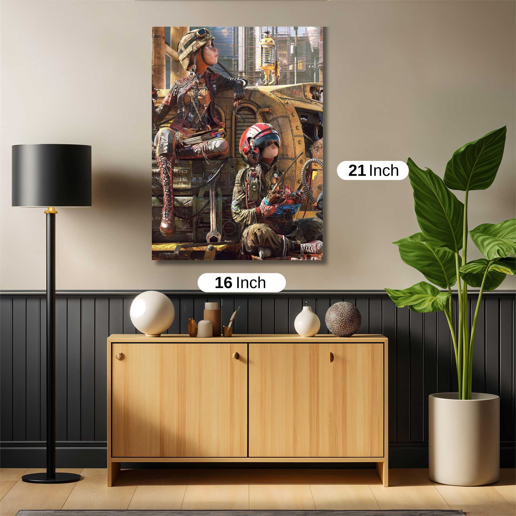 Steampunk Serenity Safe Wall Magnetic / M