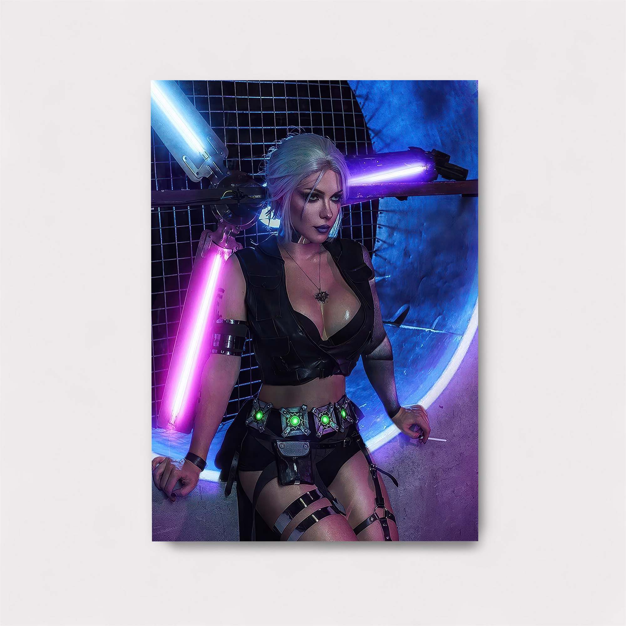 Neon Warrior Safe Wall Magnetic / M