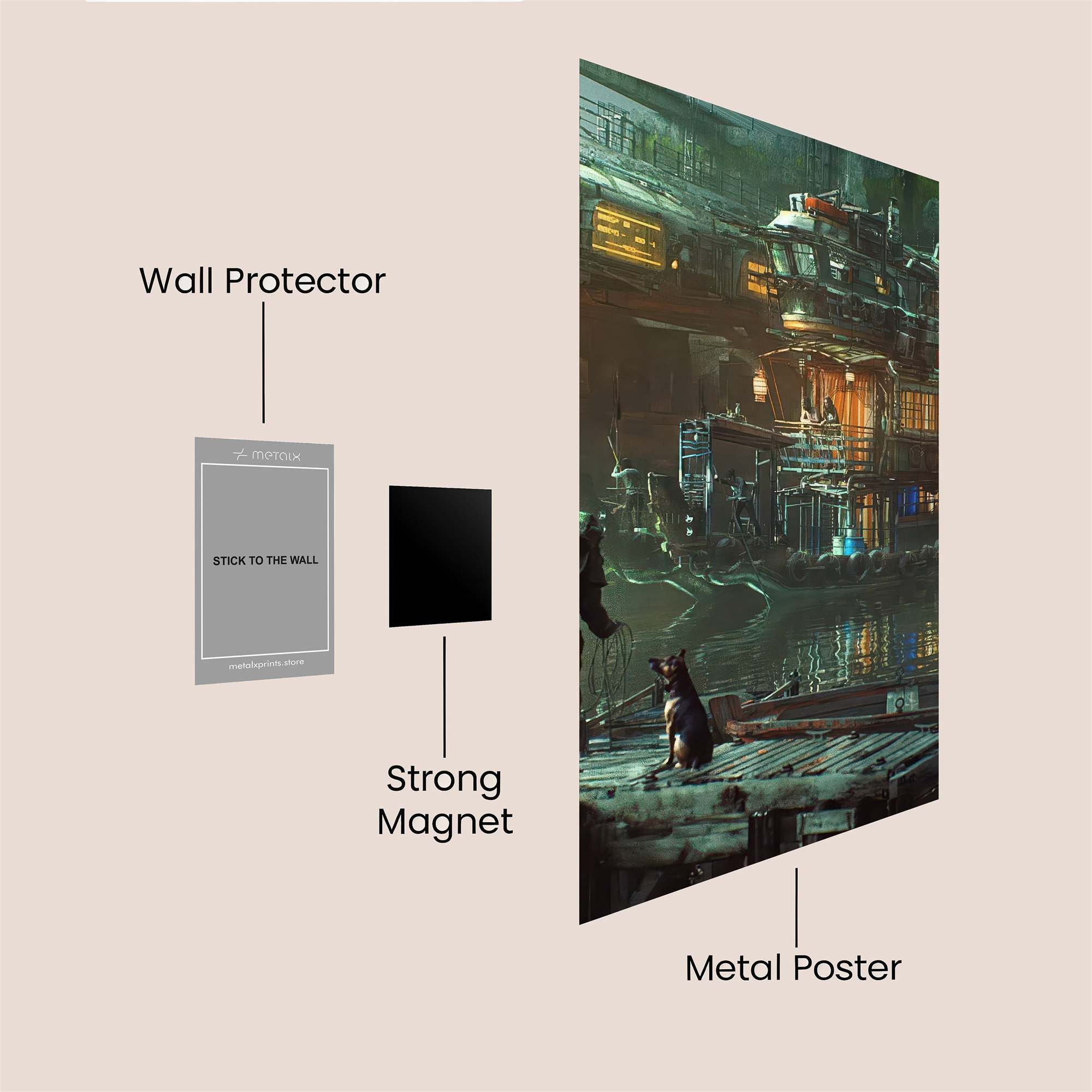 Cyber Haven Safe Wall Magnetic / M