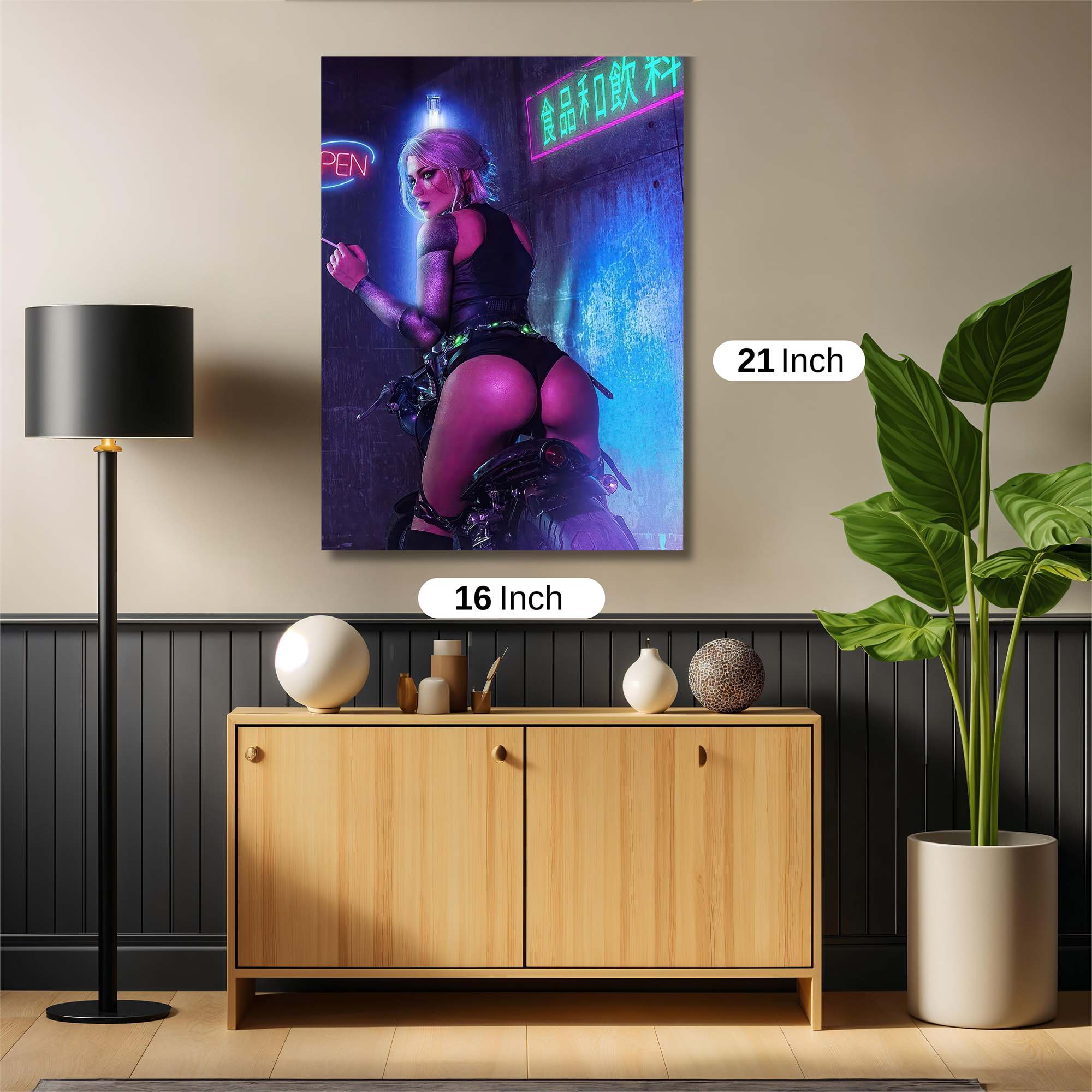 Neon Rebel Safe Wall Magnetic / M